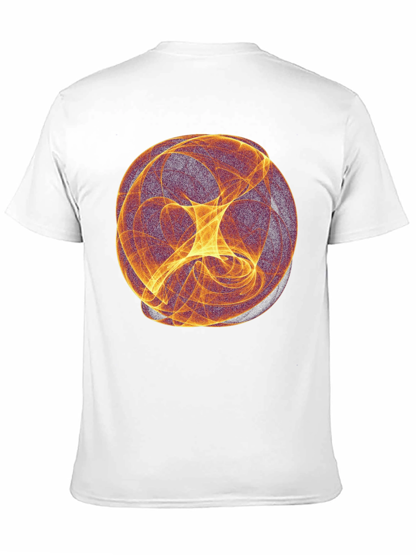 Black Abstract Sphere Graphic Black T-Shirt view 11