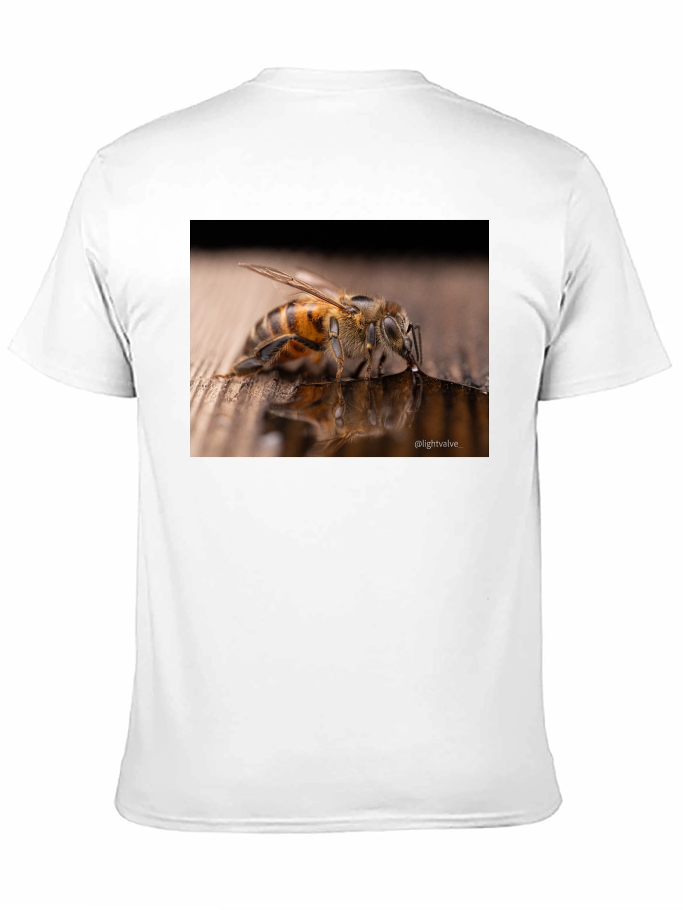 Black Bee Drinking T-Shirt - Nature Lover Tee view 11