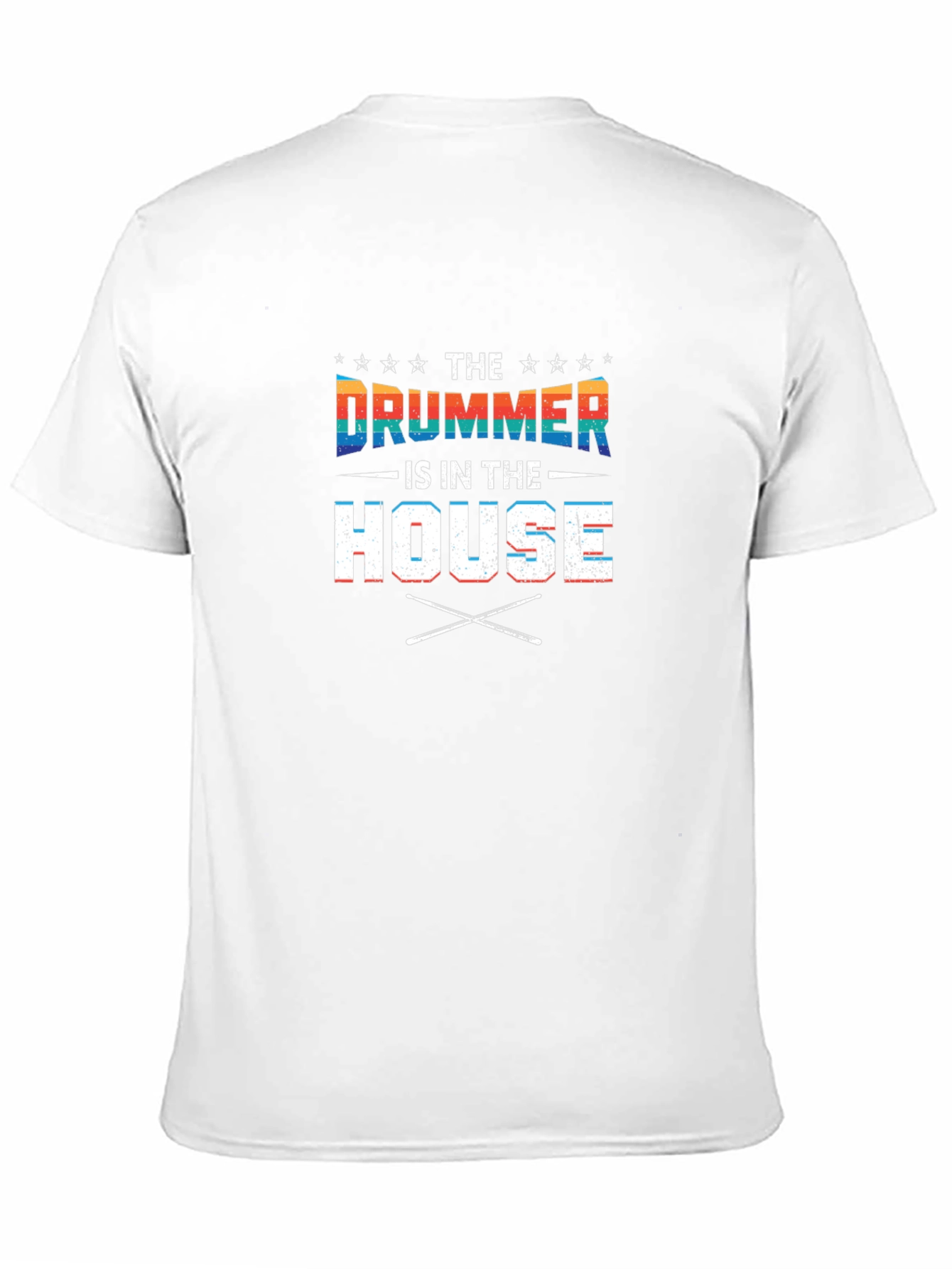 Black The Drummer is in the House T-Shirt view 11