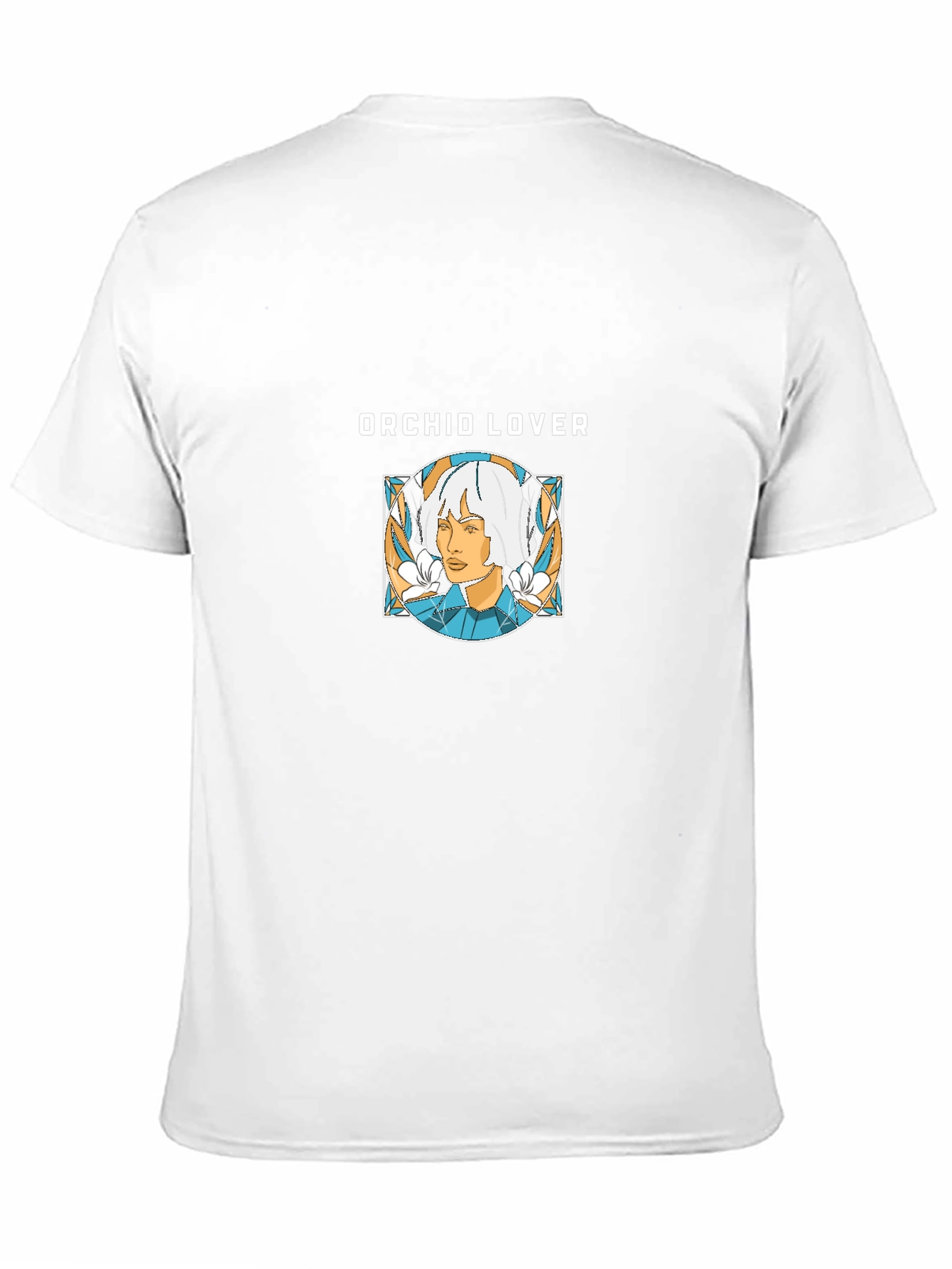 Black Orchid Lover Graphic Print T-Shirt - Black view 11