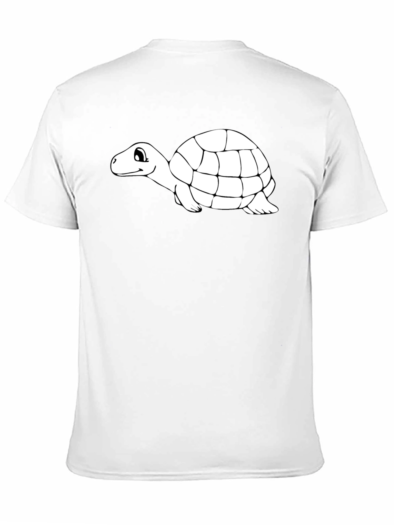 Black Turtle Graphic Tee - Black Cotton T-Shirt view 11