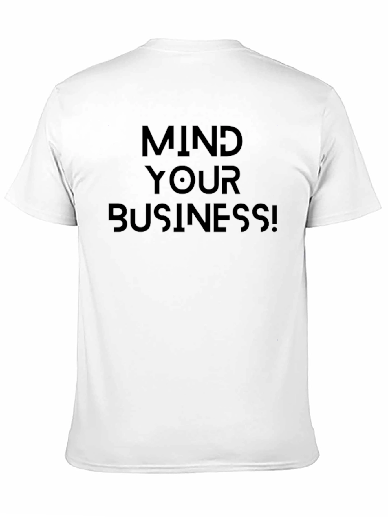 Black Mind Your Business Black Graphic Tee view 11