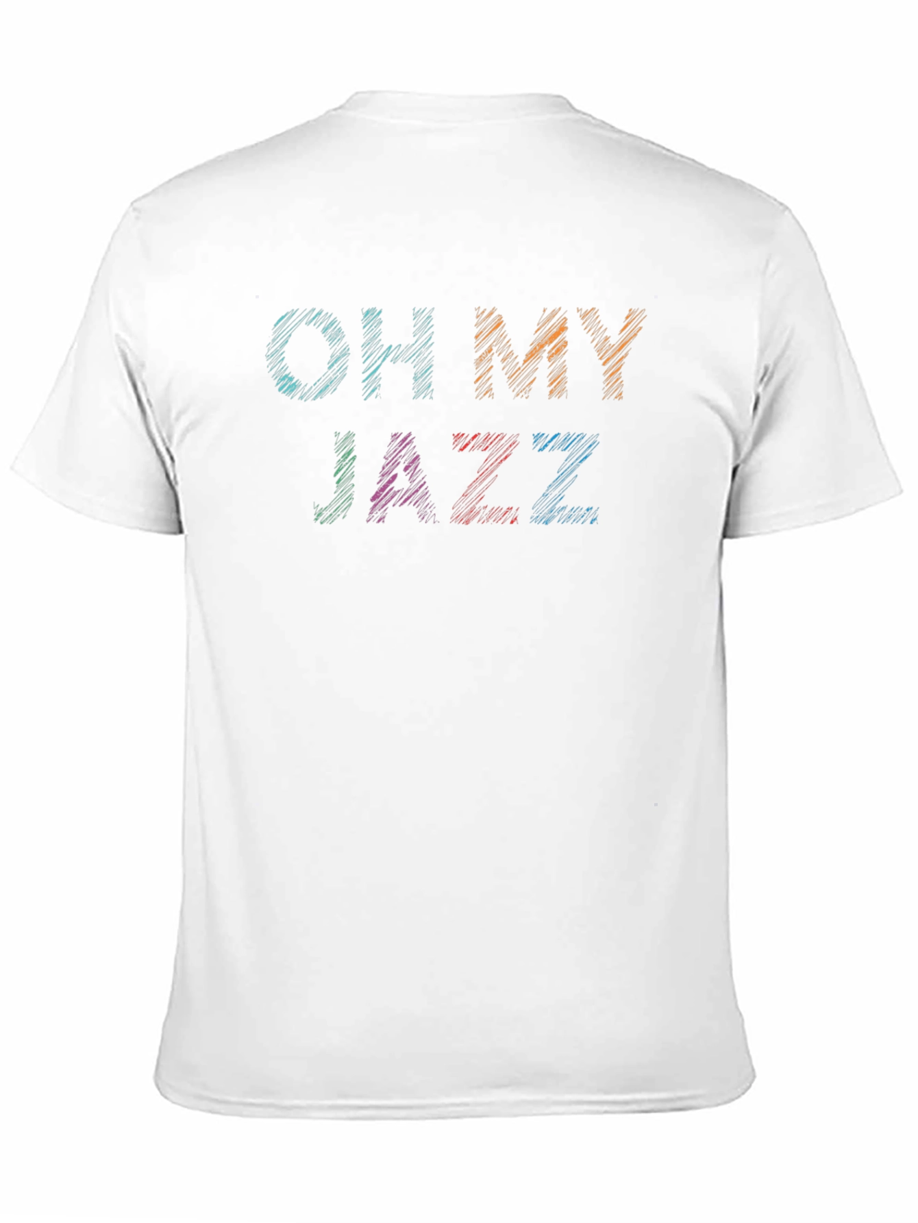 Black Oh My Jazz Graphic Tee - Black Cotton T-Shirt view 11