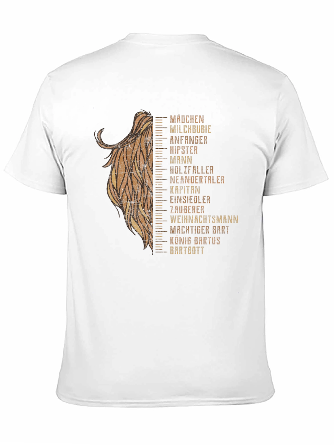 Black Beard Ruler Men's Black Graphic Tee view 11