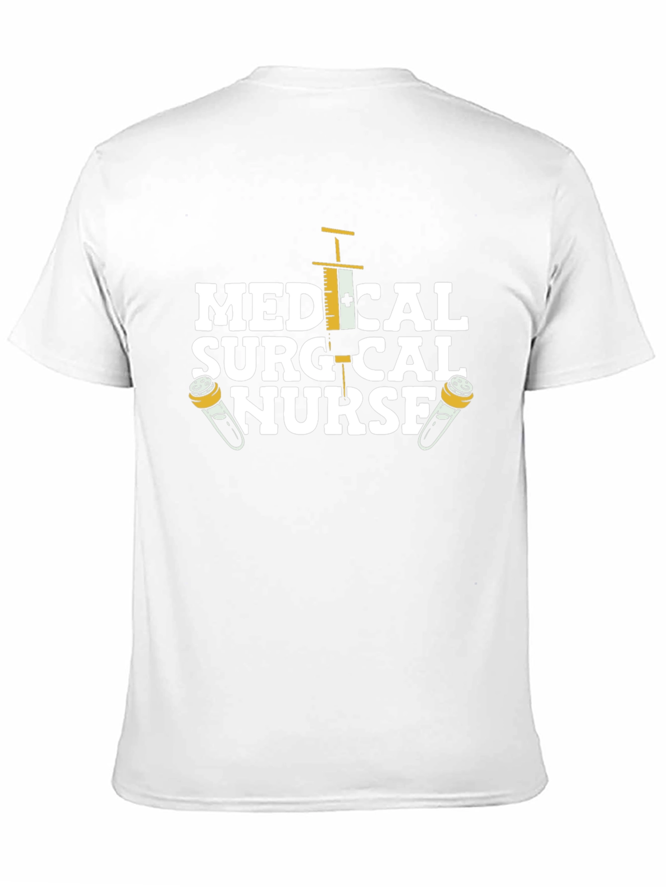 Black Medical Surgical Nurse Graphic T-Shirt view 11