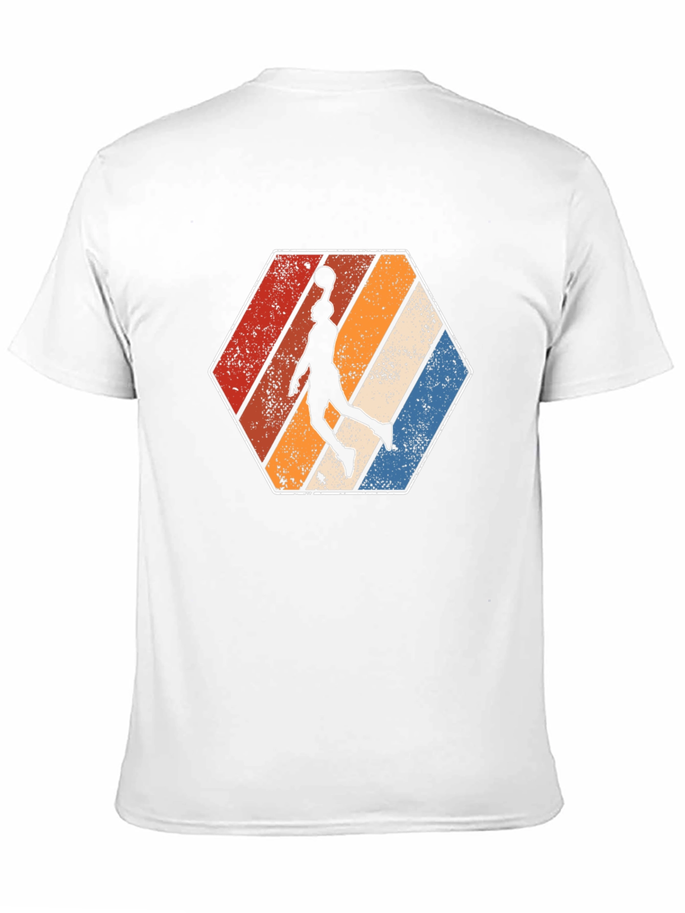 Black Retro Basketball Dunker Graphic T-Shirt view 11