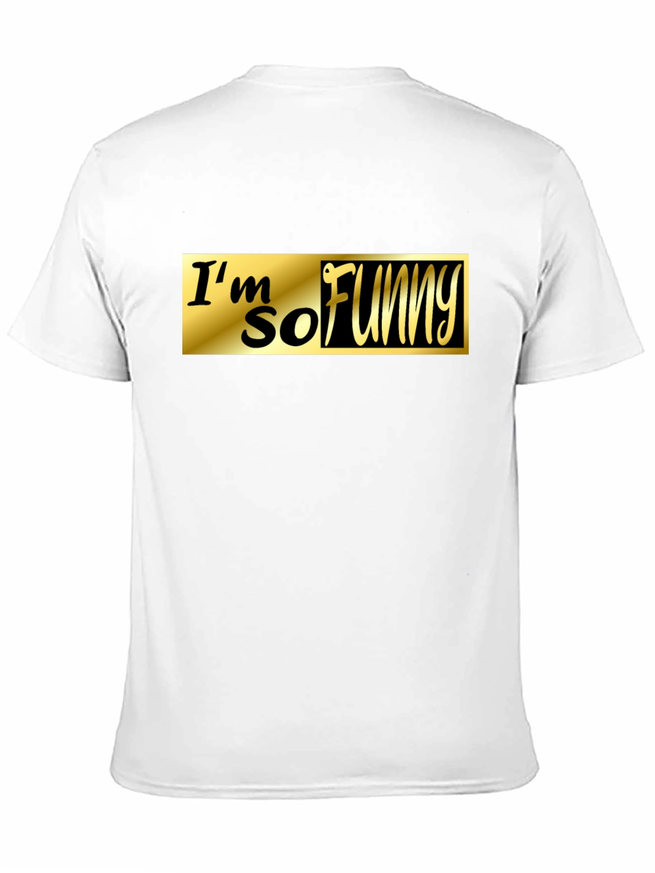 Black I'm So Funny Black T-Shirt view 11