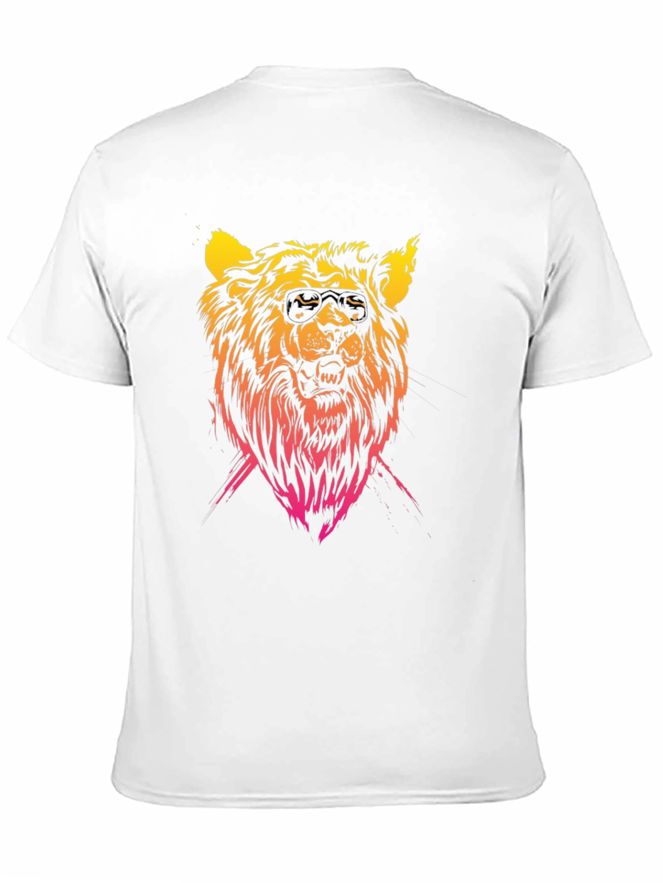 Black Lion Graphic Tee - Black Cotton T-Shirt view 11