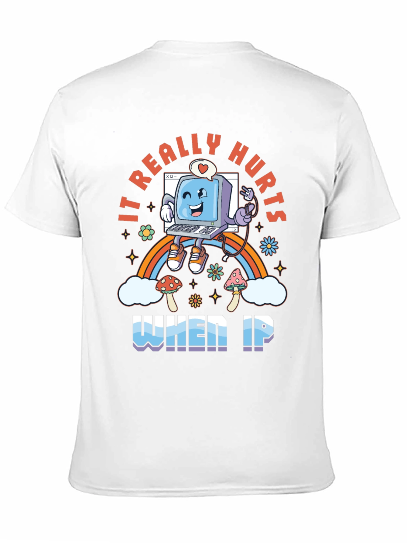 It Really Hurts When IP Retro Graphic Tee - 11