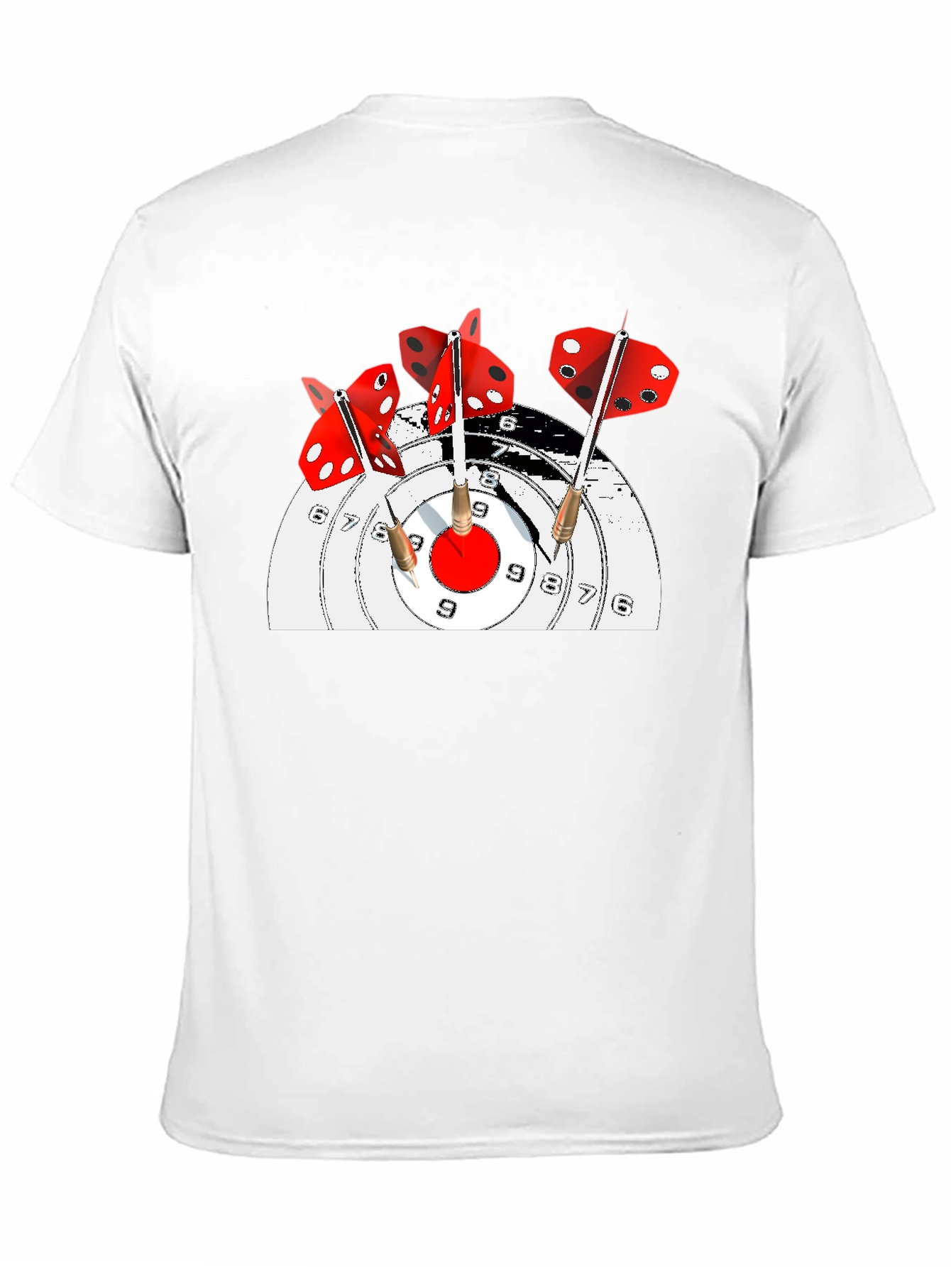 Black Dartboard T-Shirt: Hit the Bullseye in Style! view 11