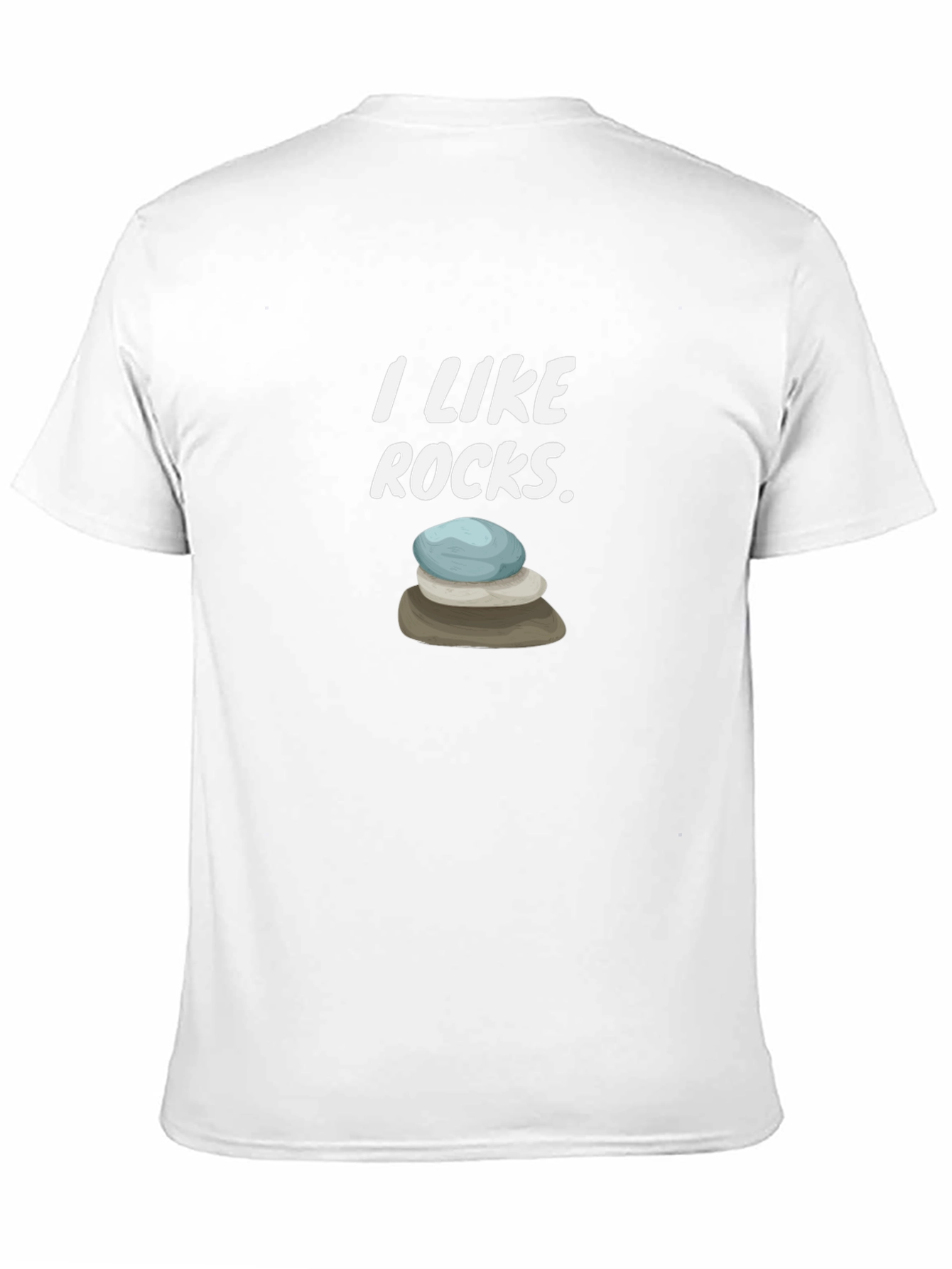 Black I Like Rocks T-Shirt view 11