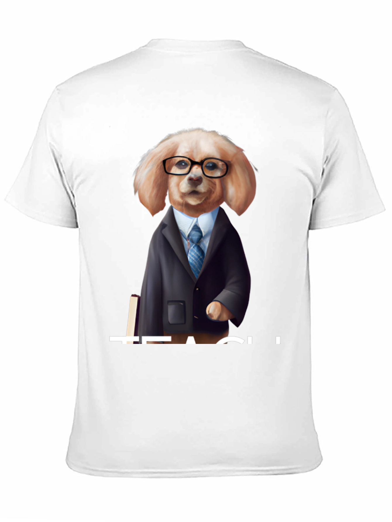 Black Teacher Dog Graphic T-Shirt view 11