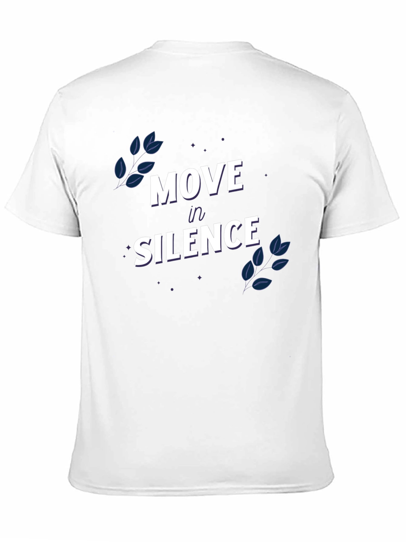 Black Move in Silence Graphic T-Shirt view 11