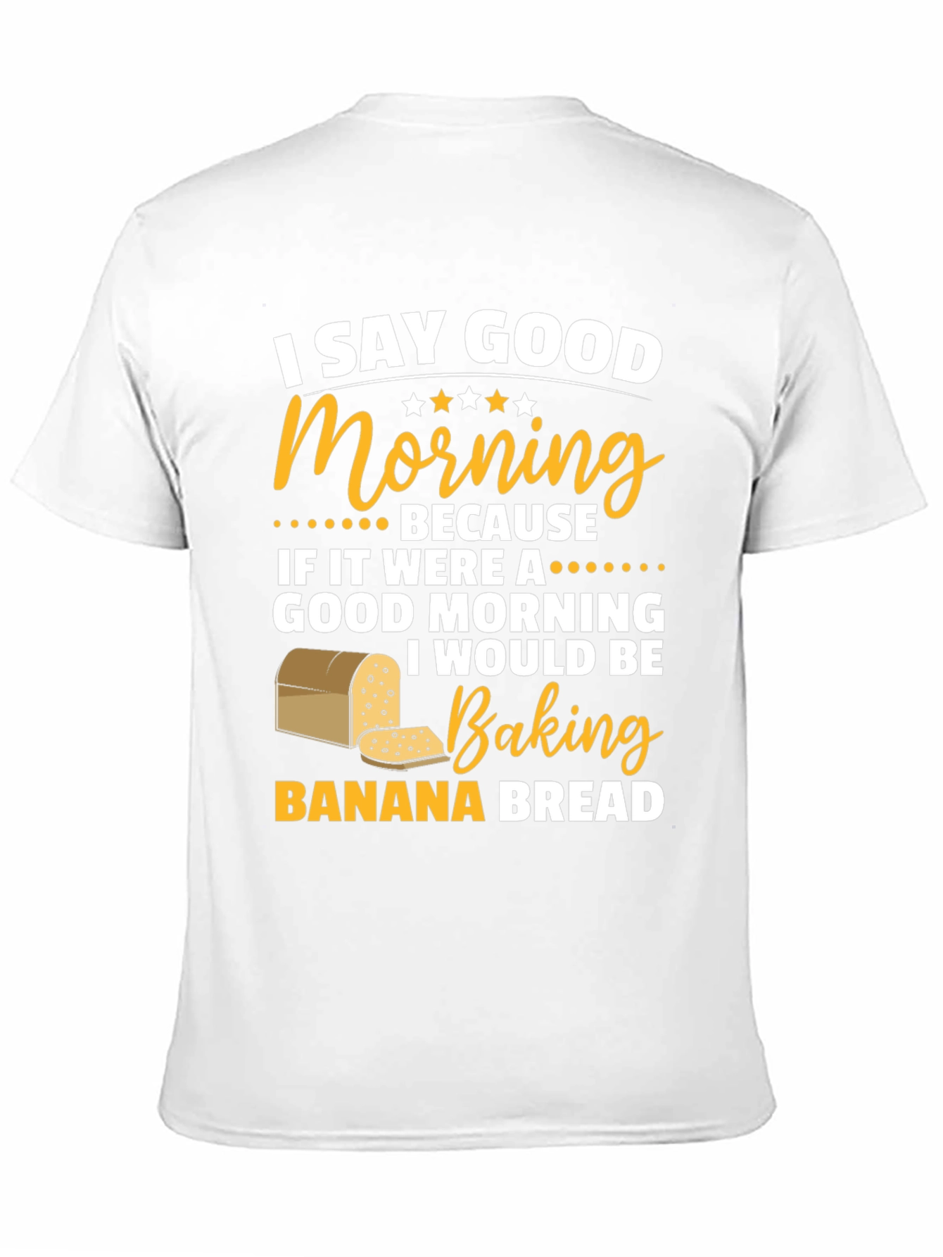 Black Good Morning Banana Bread T-Shirt view 11