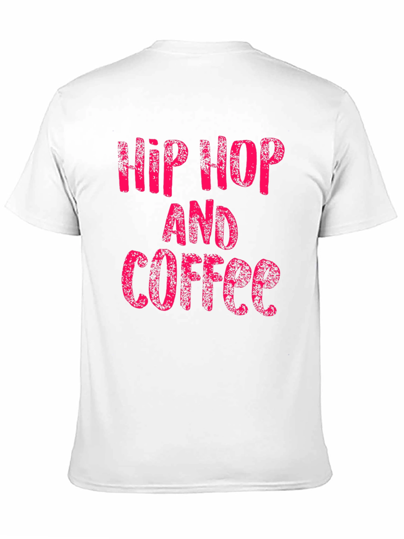 Black Hip Hop and Coffee Graphic T-Shirt view 11