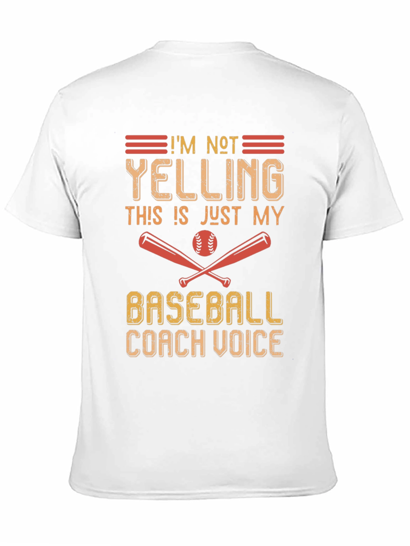 Black Baseball Coach Voice T-Shirt view 11