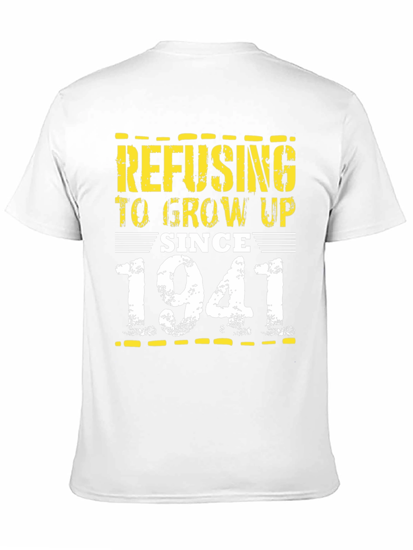 Black Refusing to Grow Up Since 1941 Graphic Tee view 11
