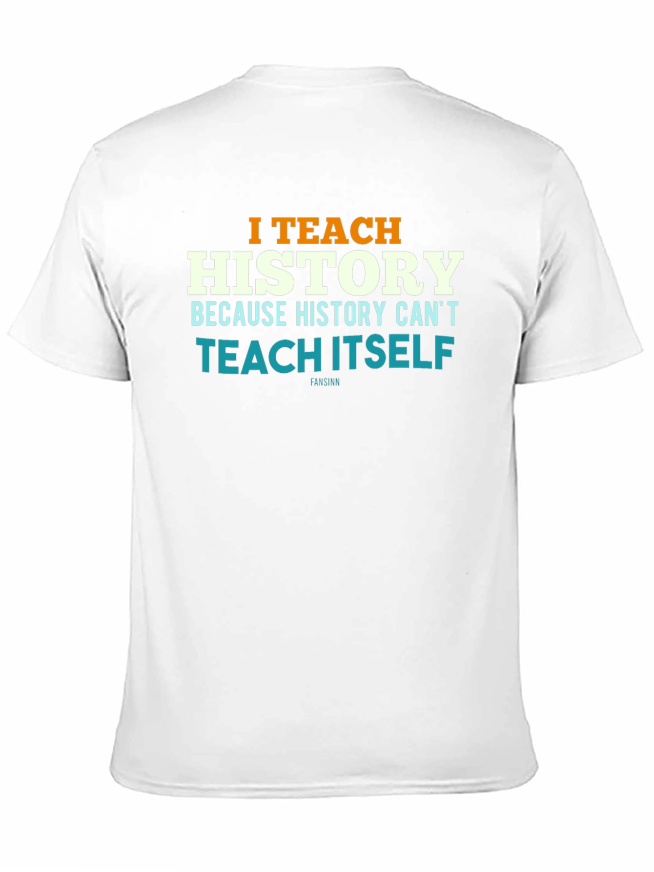 Black I Teach History T-Shirt - History Teacher Gift view 11