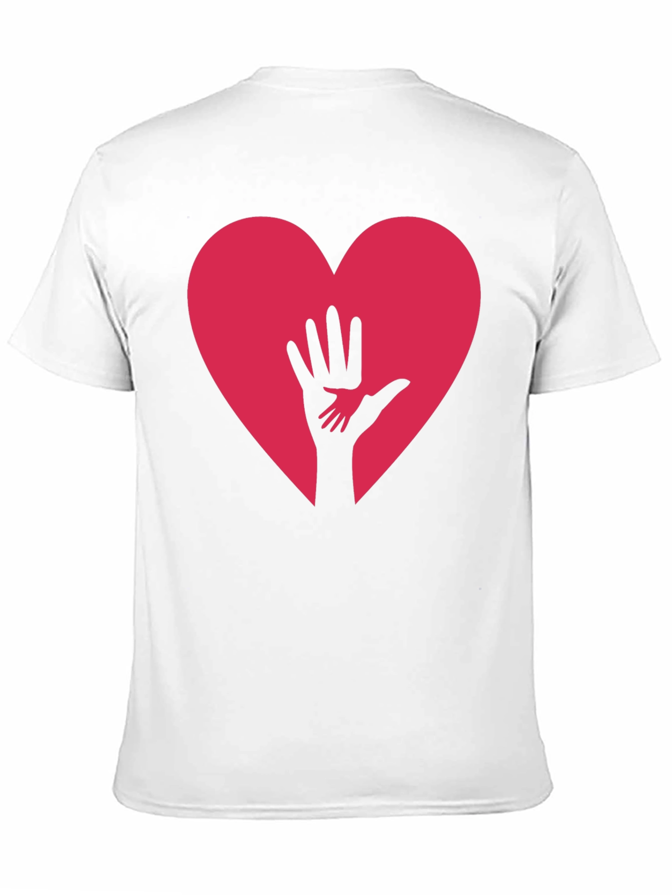 Black Heart & Hand Graphic Tee - Black view 11