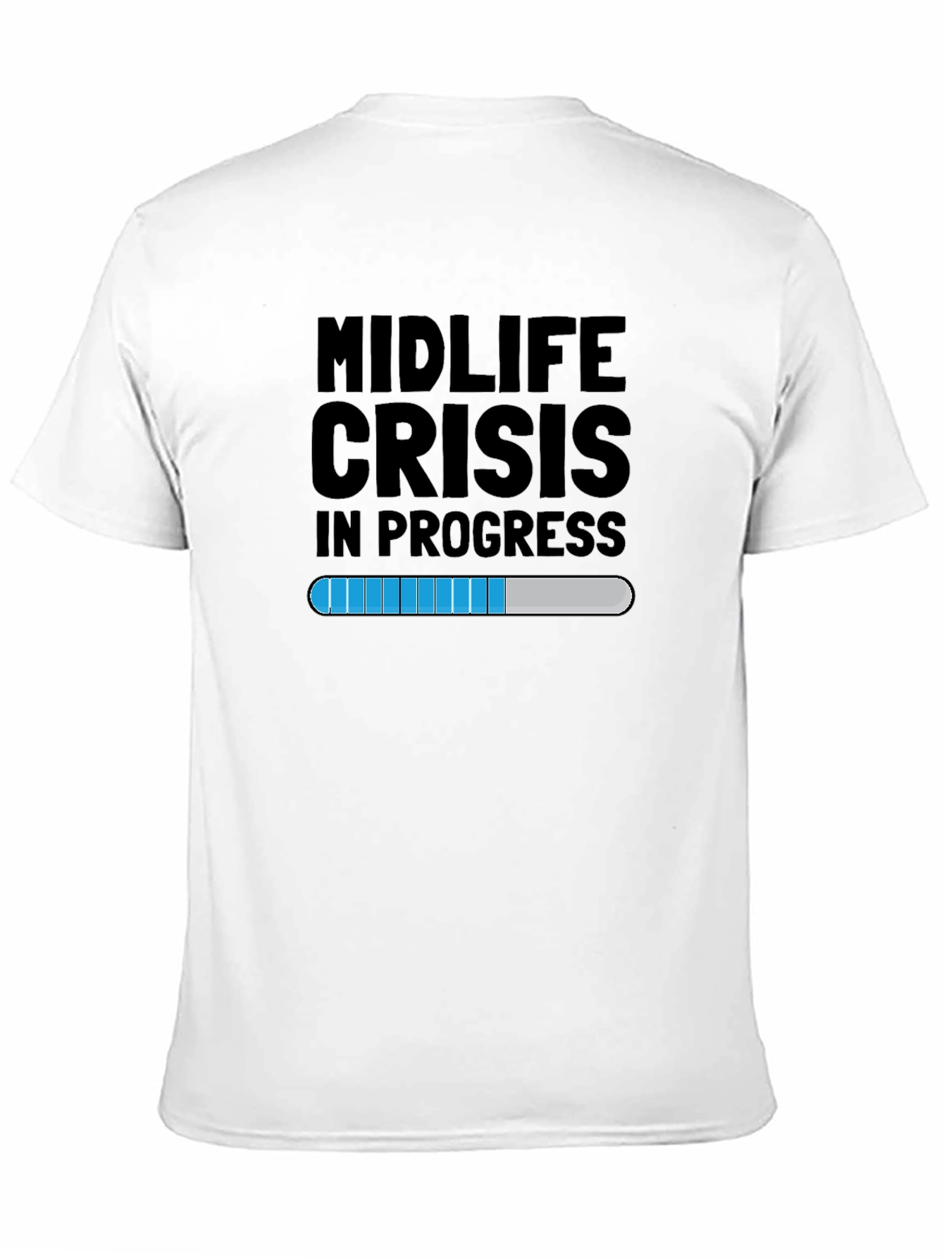 Black Midlife Crisis T-Shirt - Funny Graphic Tee for Men view 11