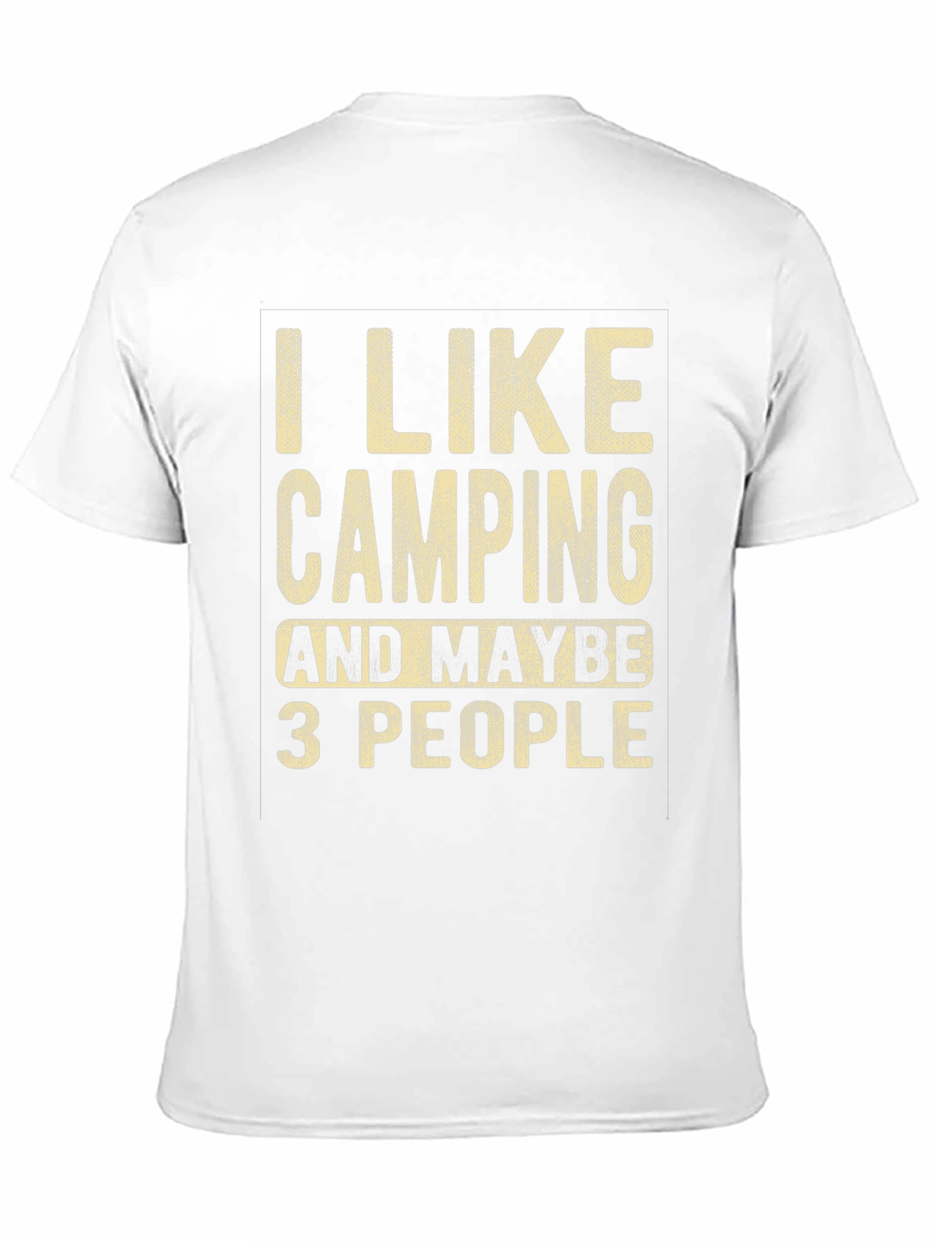 Black I Like Camping T-Shirt - Funny Camping Tee view 11