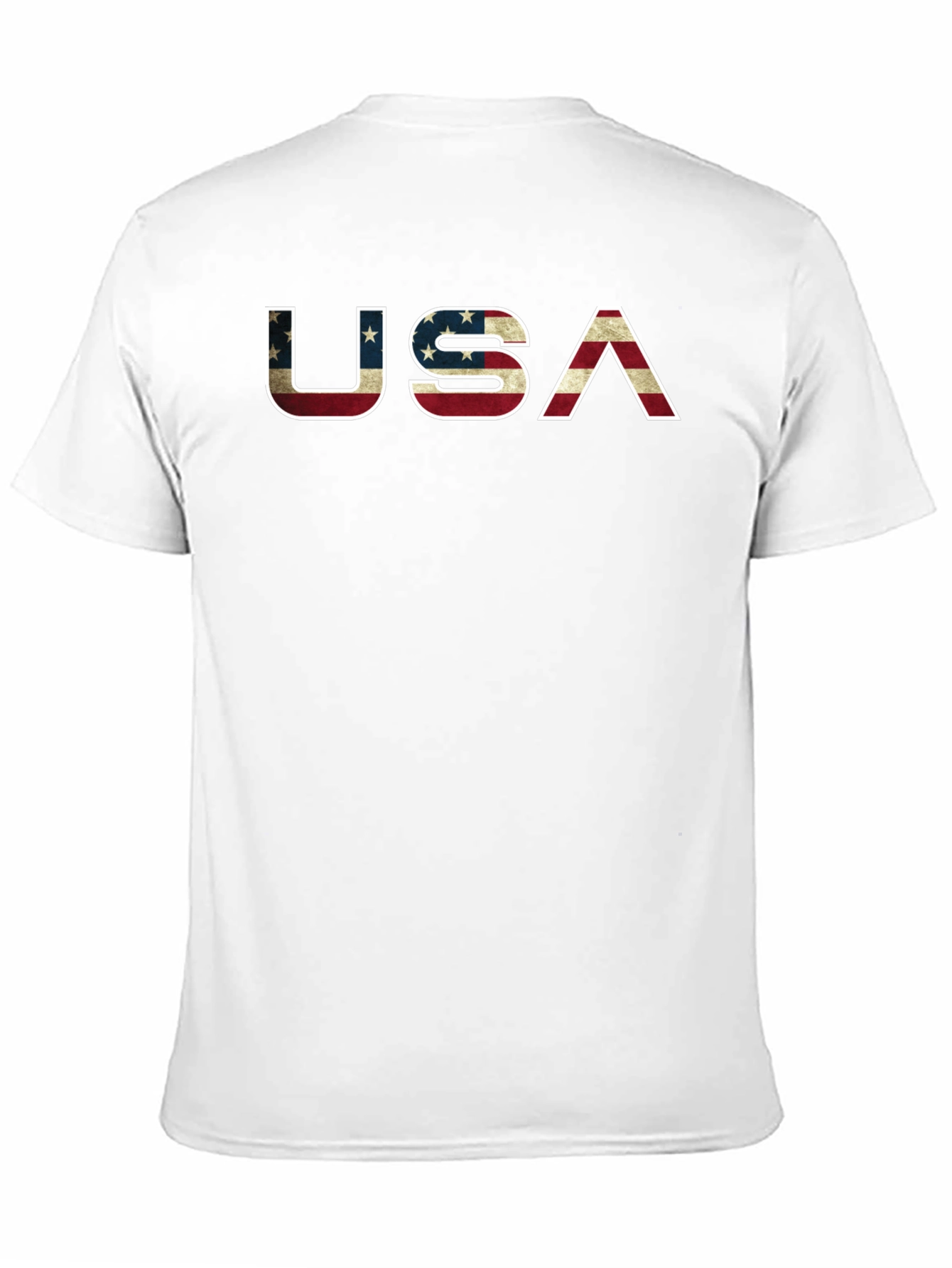 Black USA Flag Graphic T-Shirt Patriotic Tee view 11