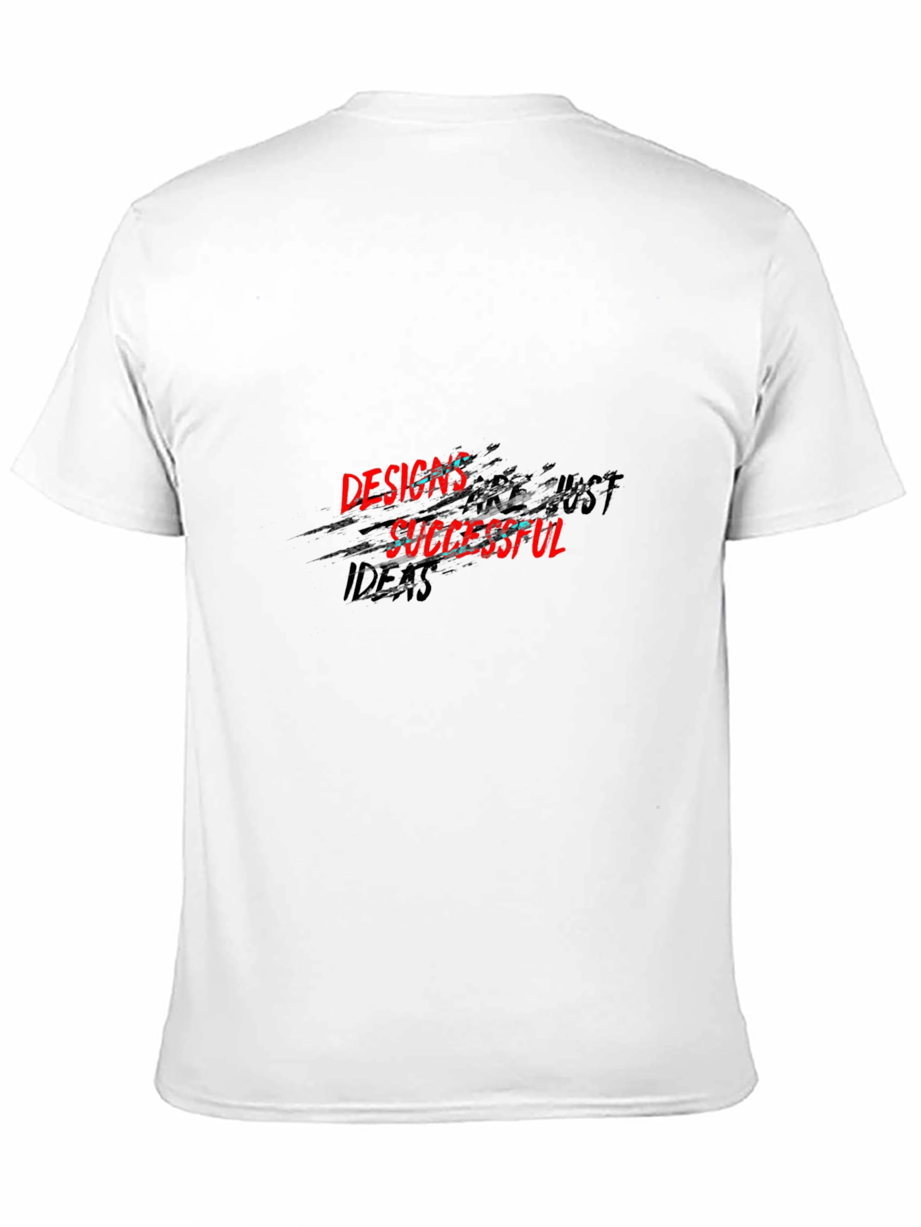 Black Stylish Black Graphic Tee - Designs Are Successful view 11