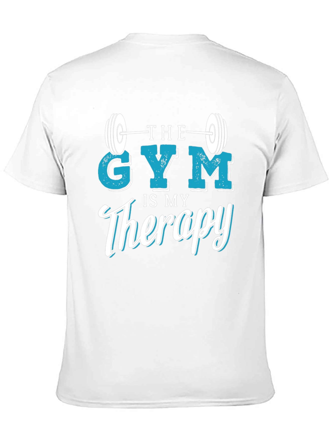 Black Gym Therapy Graphic Tee - Workout Motivation view 11