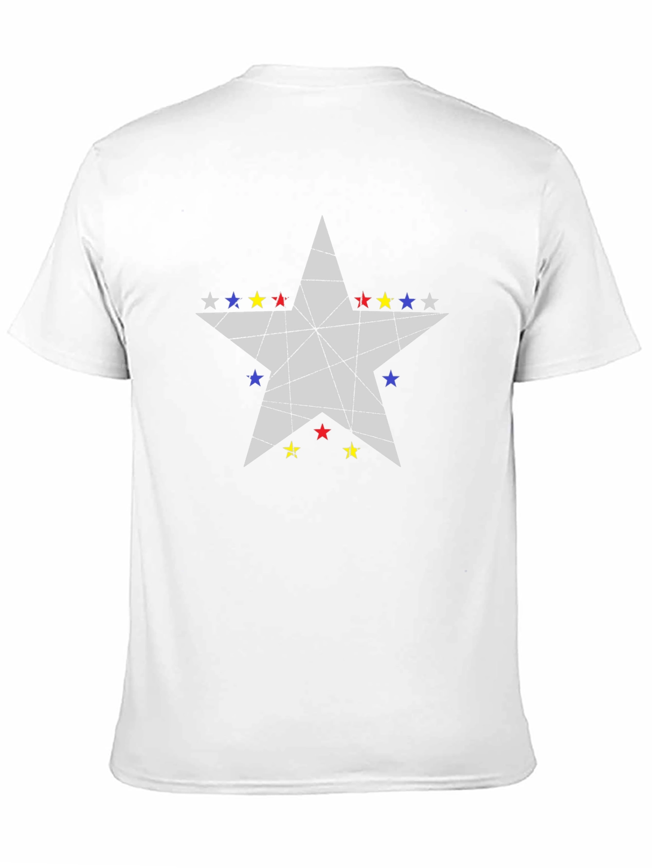 Black Star Graphic Men's Black T-Shirt view 11