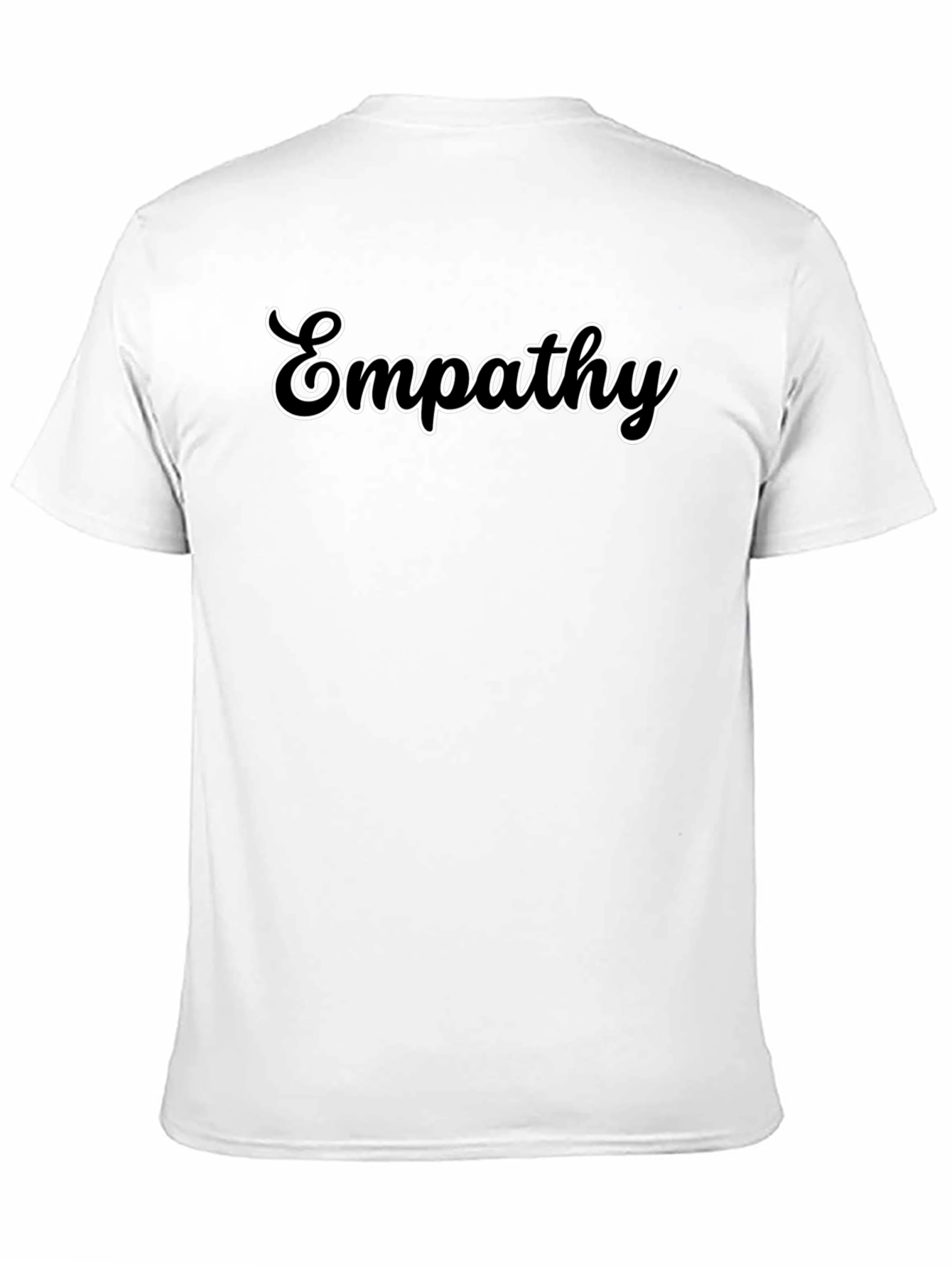 Black Empathy Crew Neck T-Shirt - Black view 11