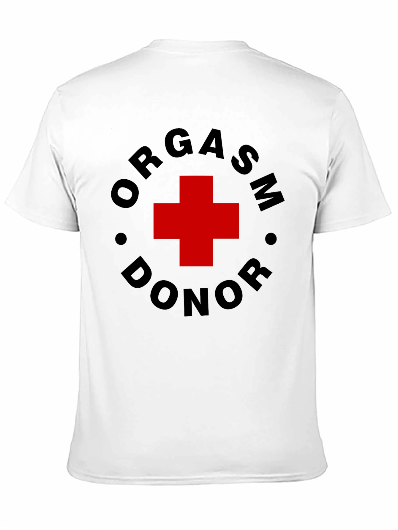 Black Orgasm Donor Graphic T-Shirt - Bold & Funny Design view 11