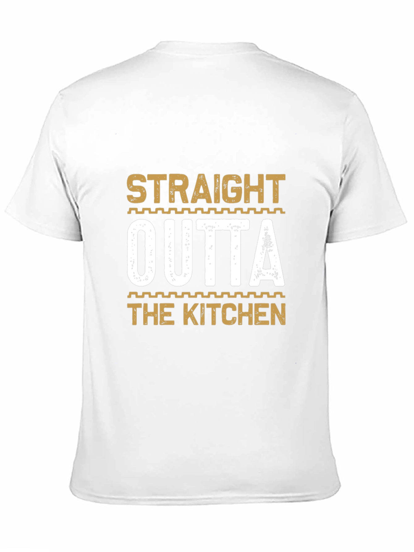 Black Straight Outta The Kitchen T-Shirt - Funny Chef Tee view 11