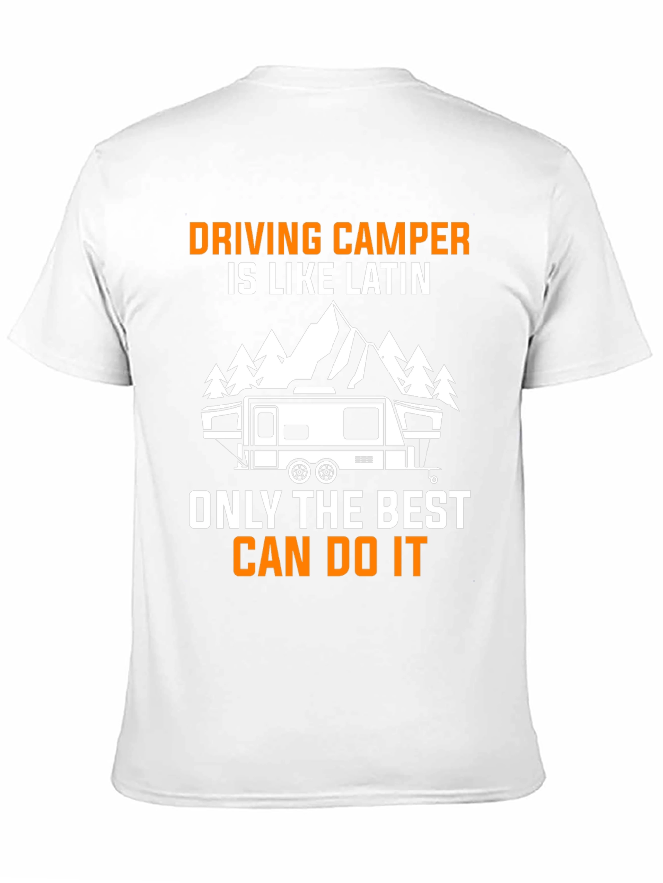 Black Driving Camper Like Latin T-Shirt view 11