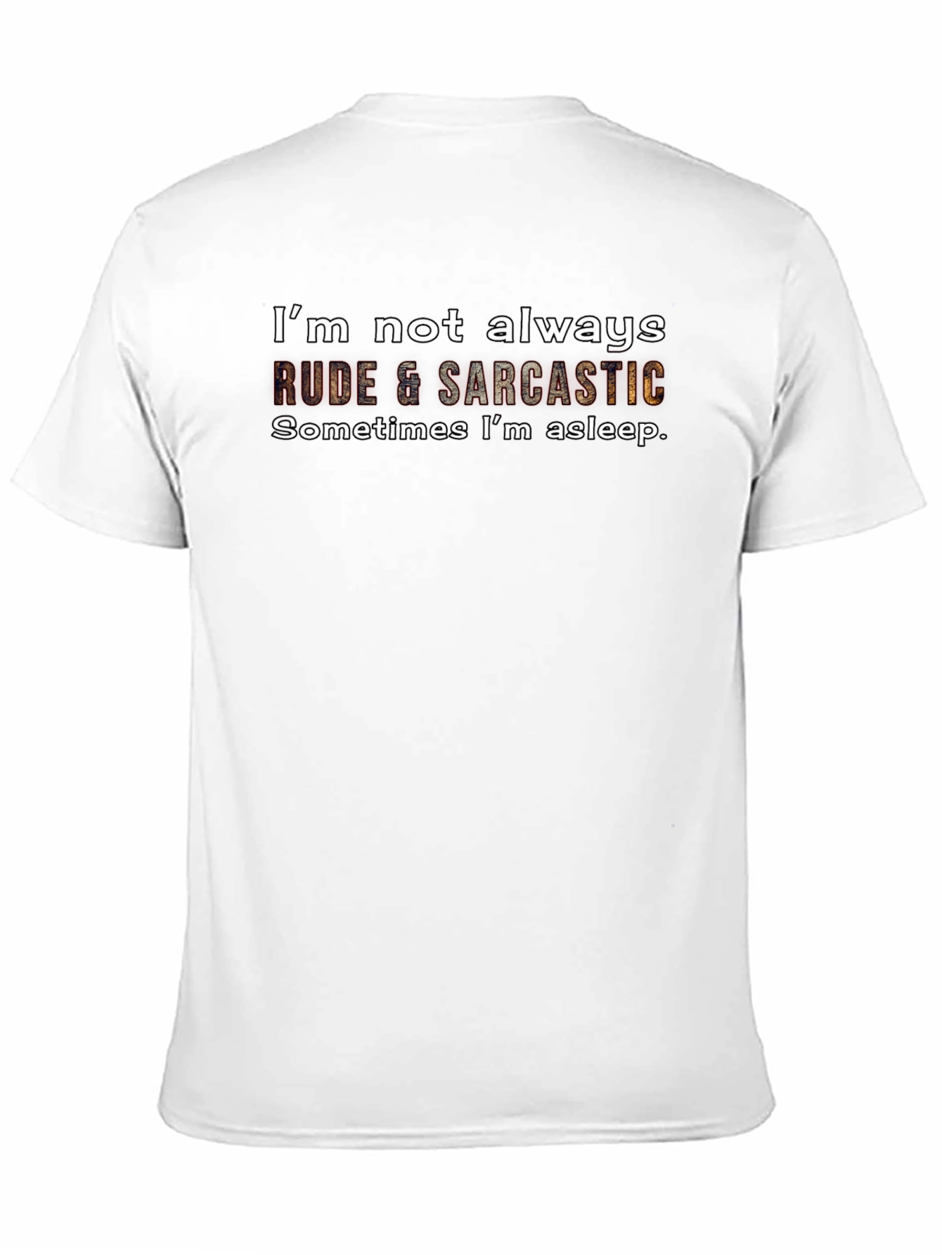 Black Funny Graphic T-Shirt - Rude & Sarcastic view 11