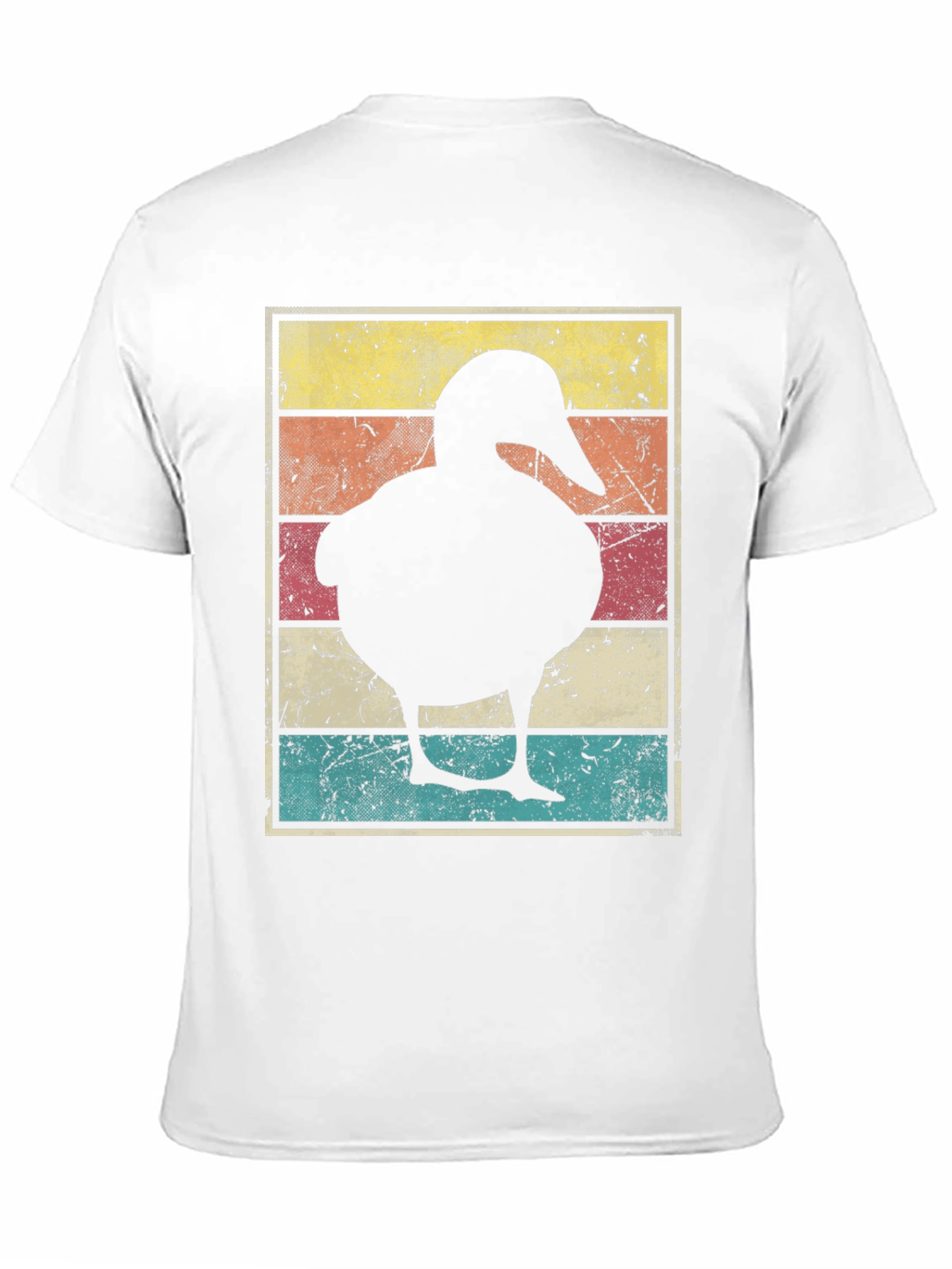 Black Retro Duck Graphic Tee view 11
