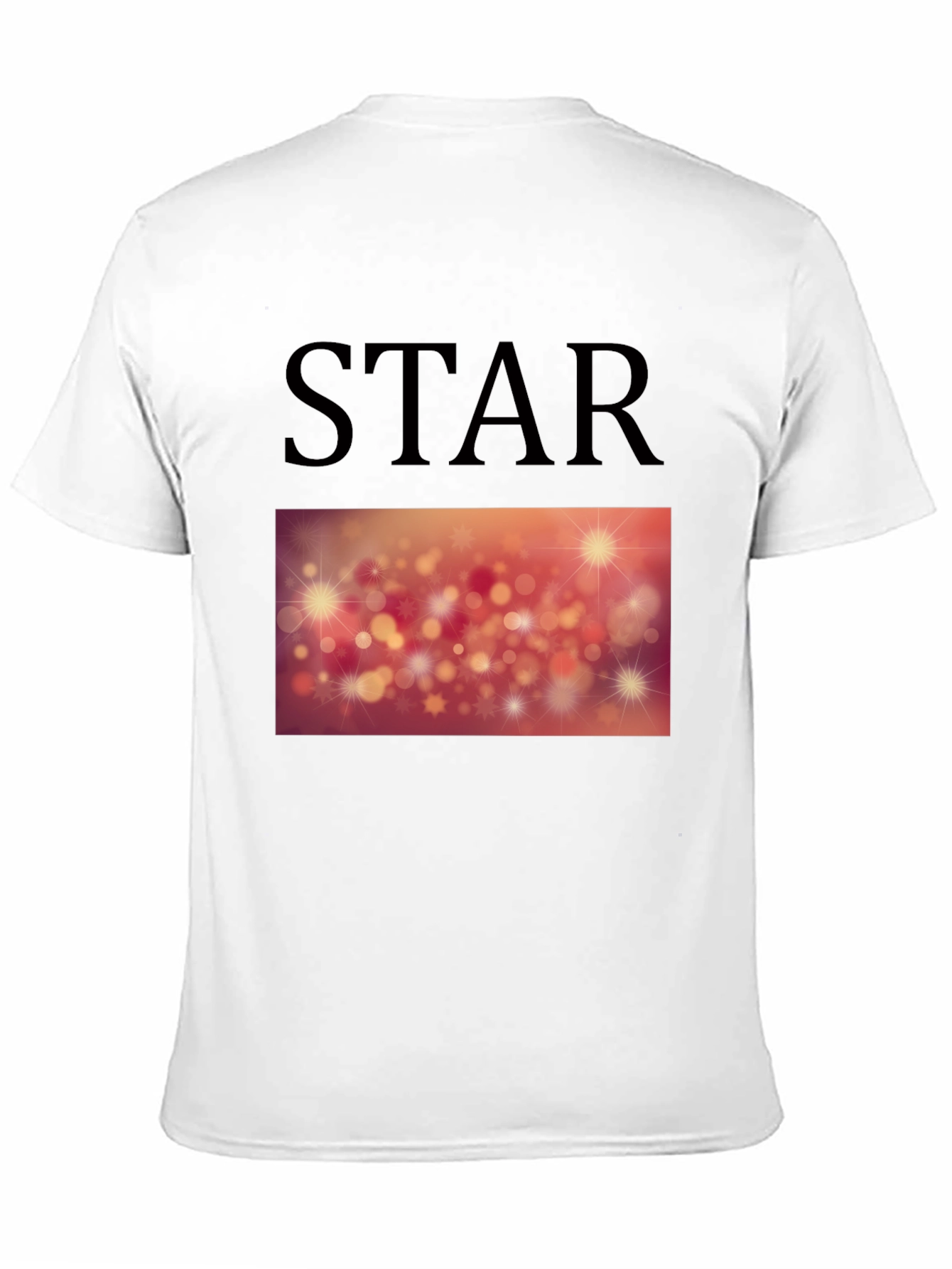 Black Starry Night Black T-Shirt view 11