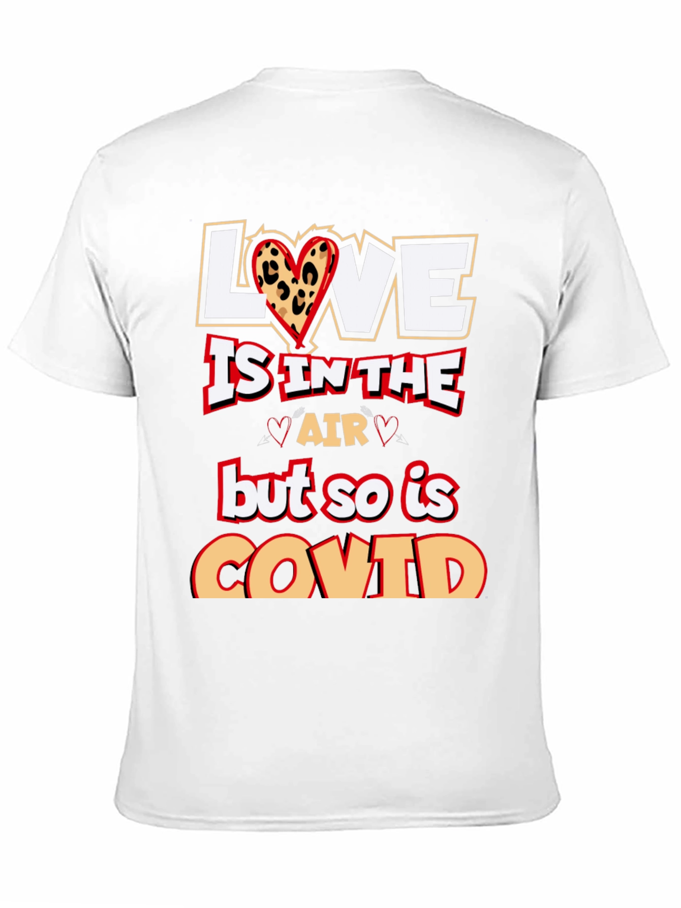 Black Love is in the Air COVID T-Shirt view 11