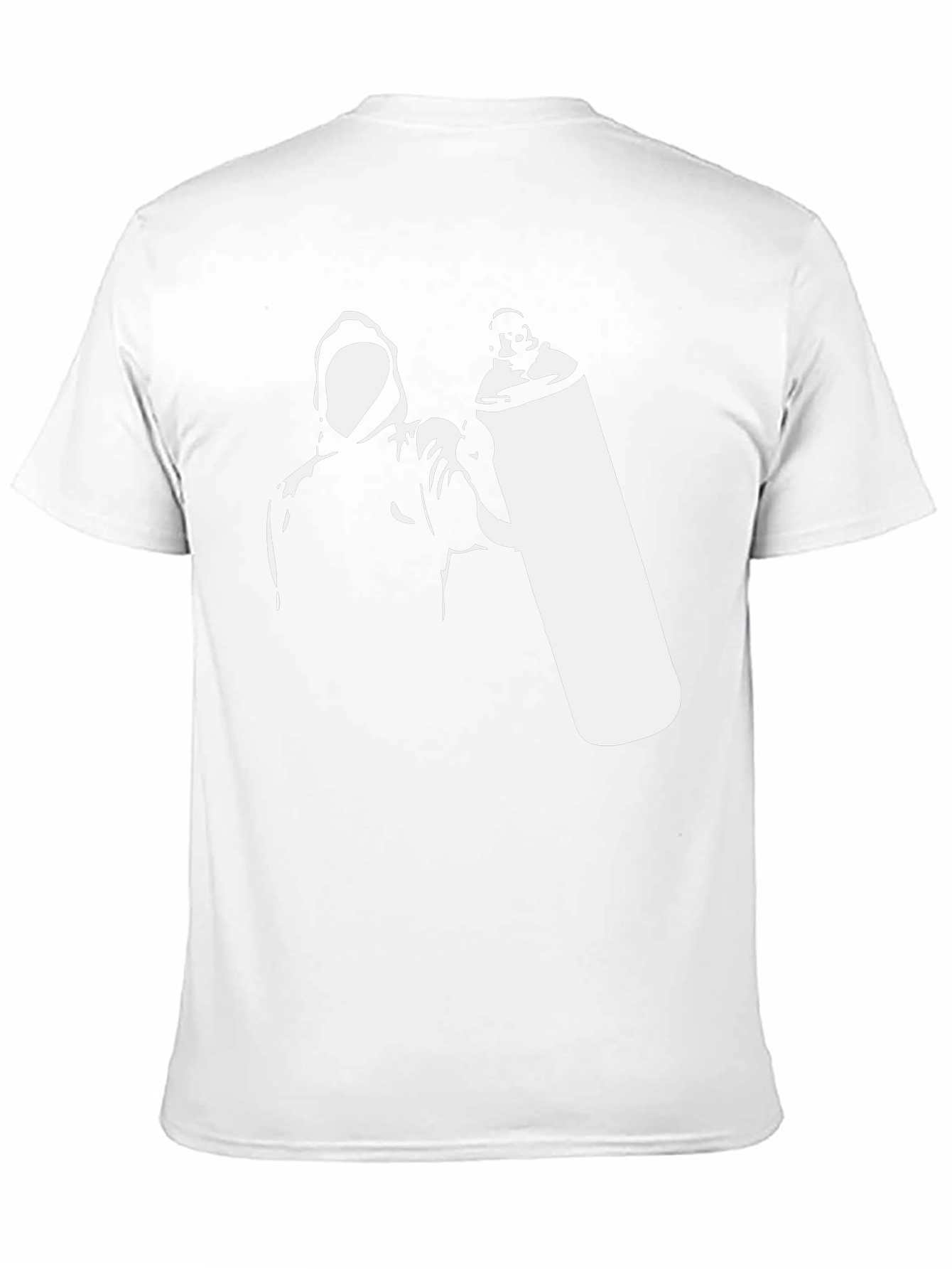 Black Street Art Graffiti T-Shirt - Black Tee view 11