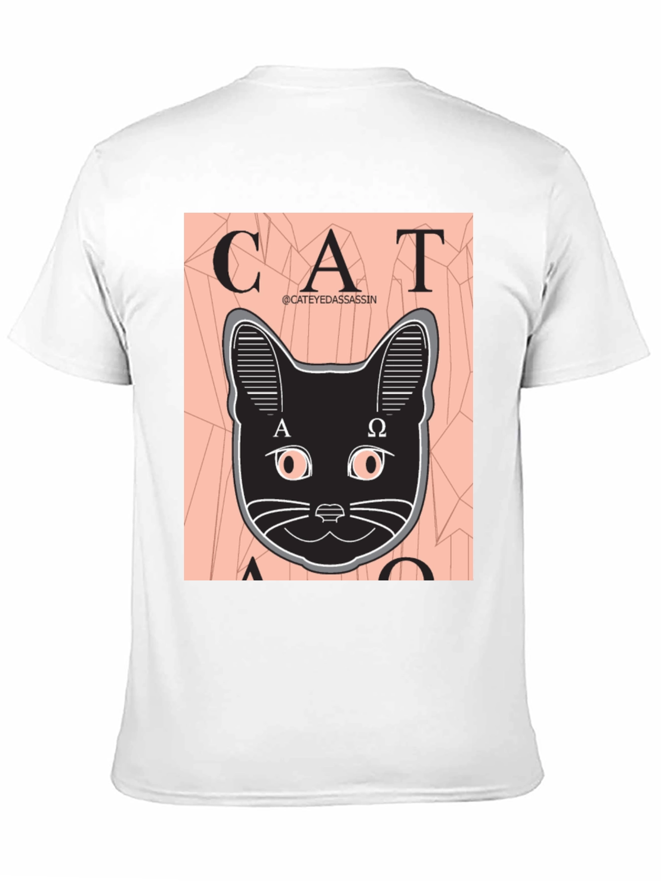 Black Cat Assassin Graphic Tee - Black T-Shirt view 11