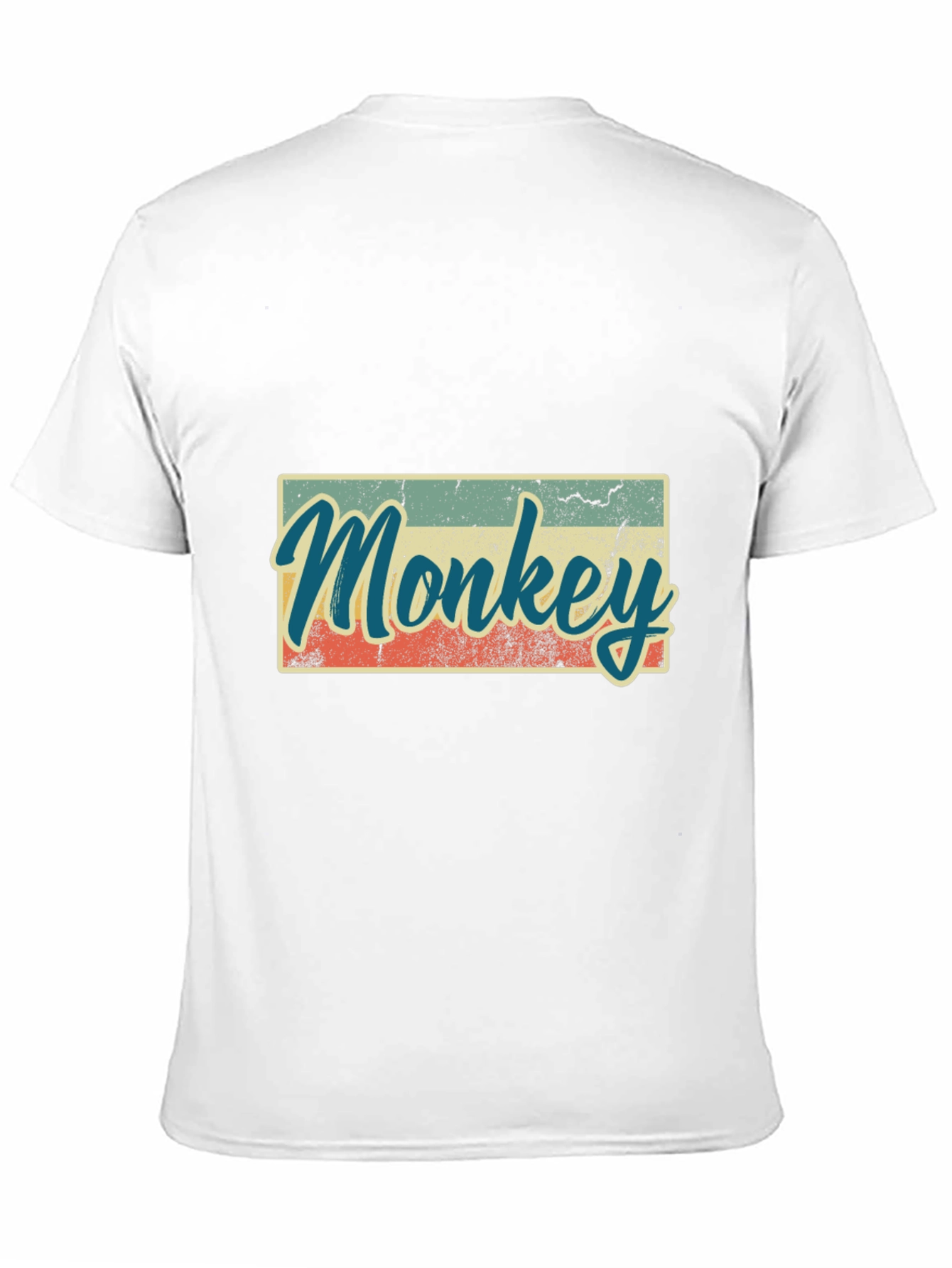 Black Retro Monkey Graphic T-Shirt - Casual Tee view 11