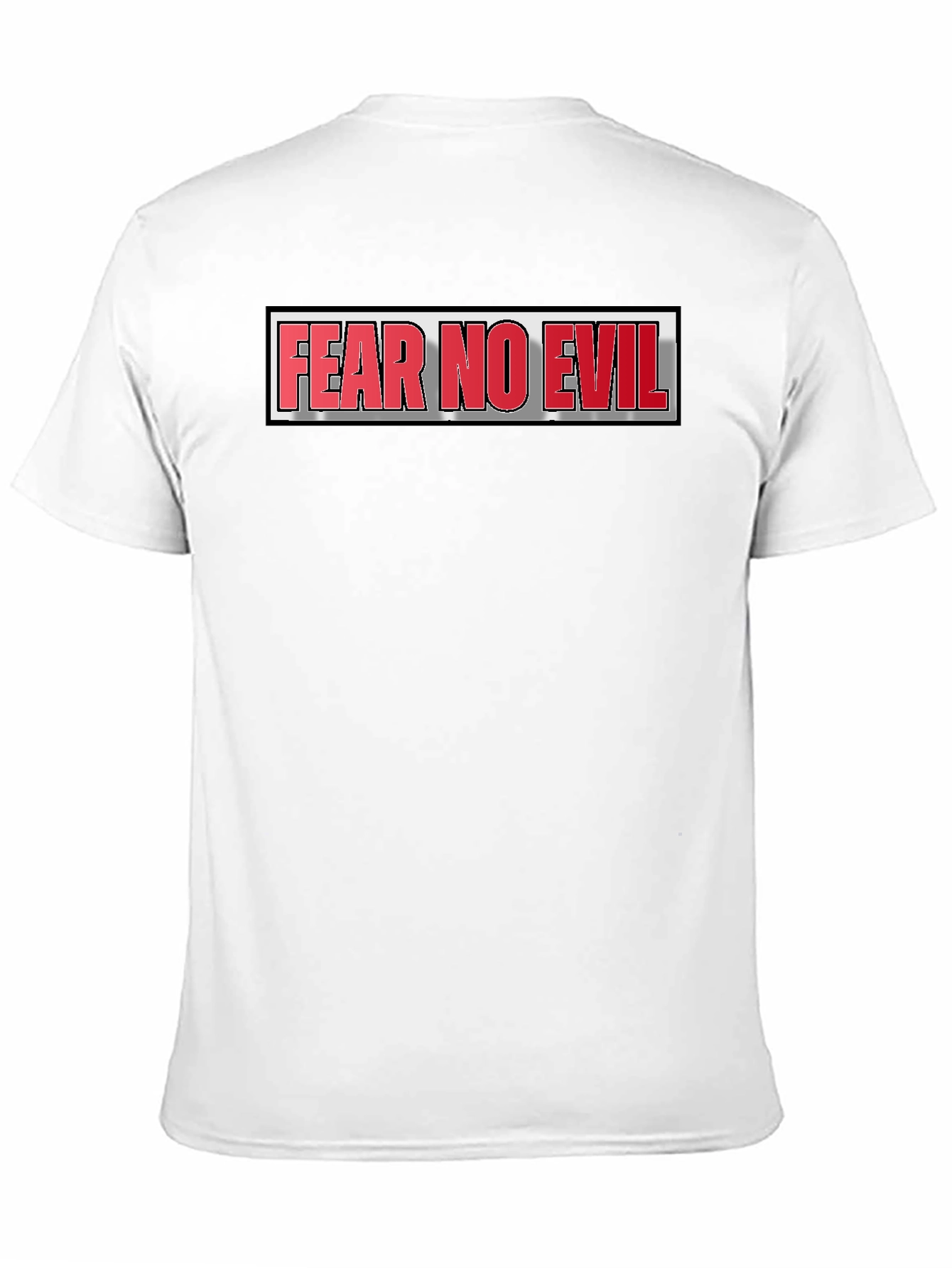 Black Fear No Evil Graphic T-Shirt - Bold Statement Tee view 11