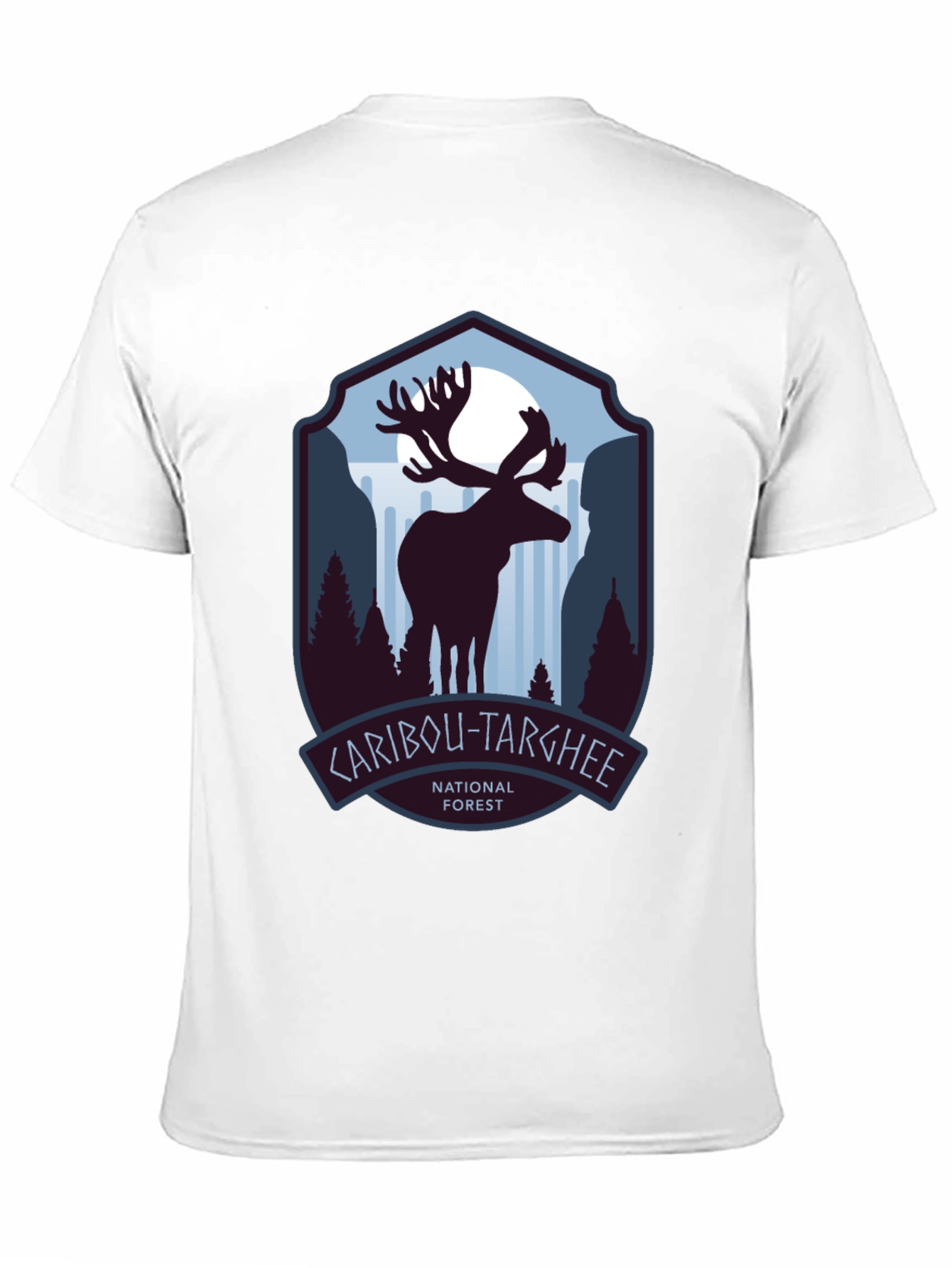 Black Caribou-Targhee National Forest T-Shirt view 11