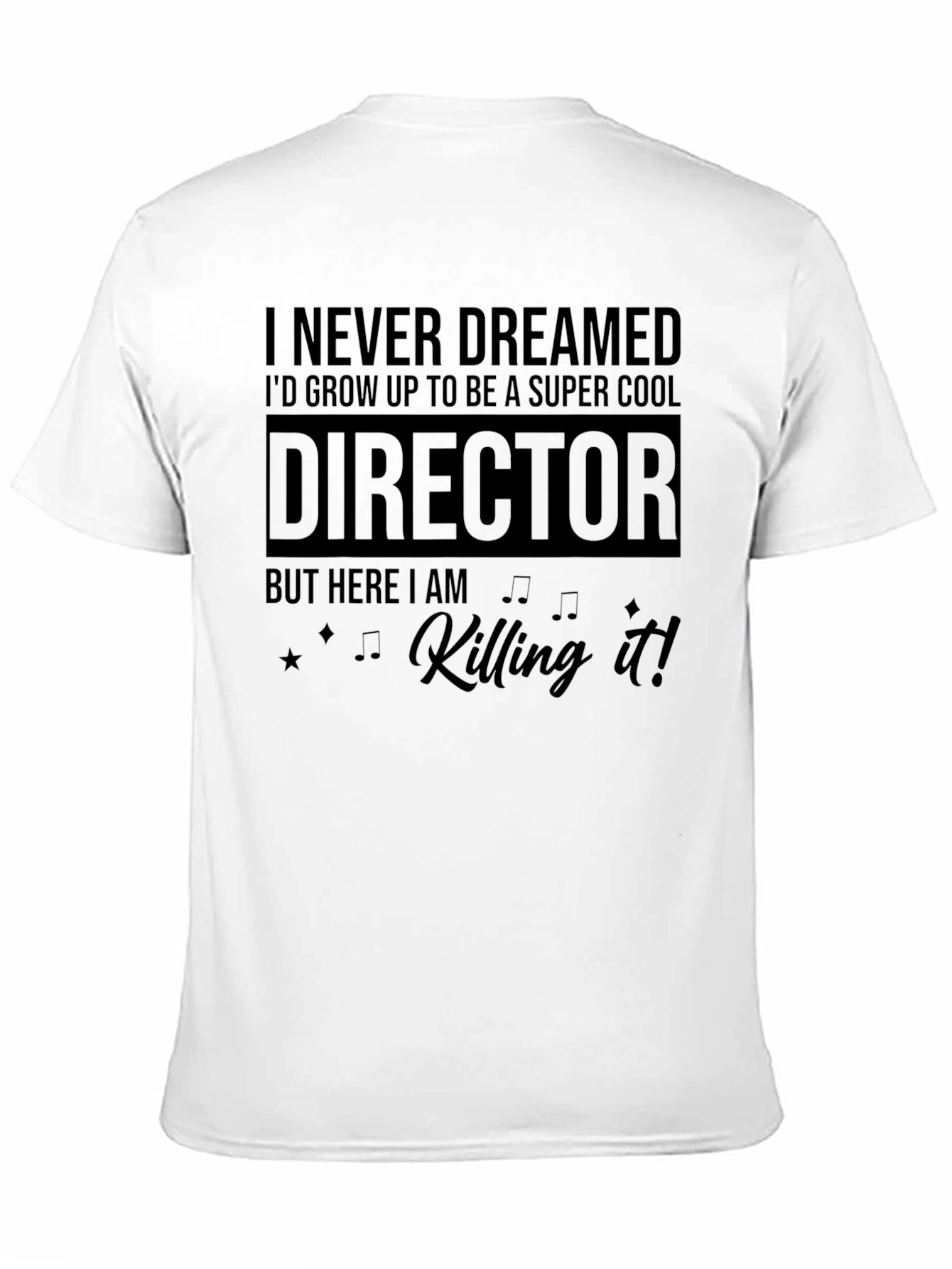 Black Super Cool Director T-Shirt view 11