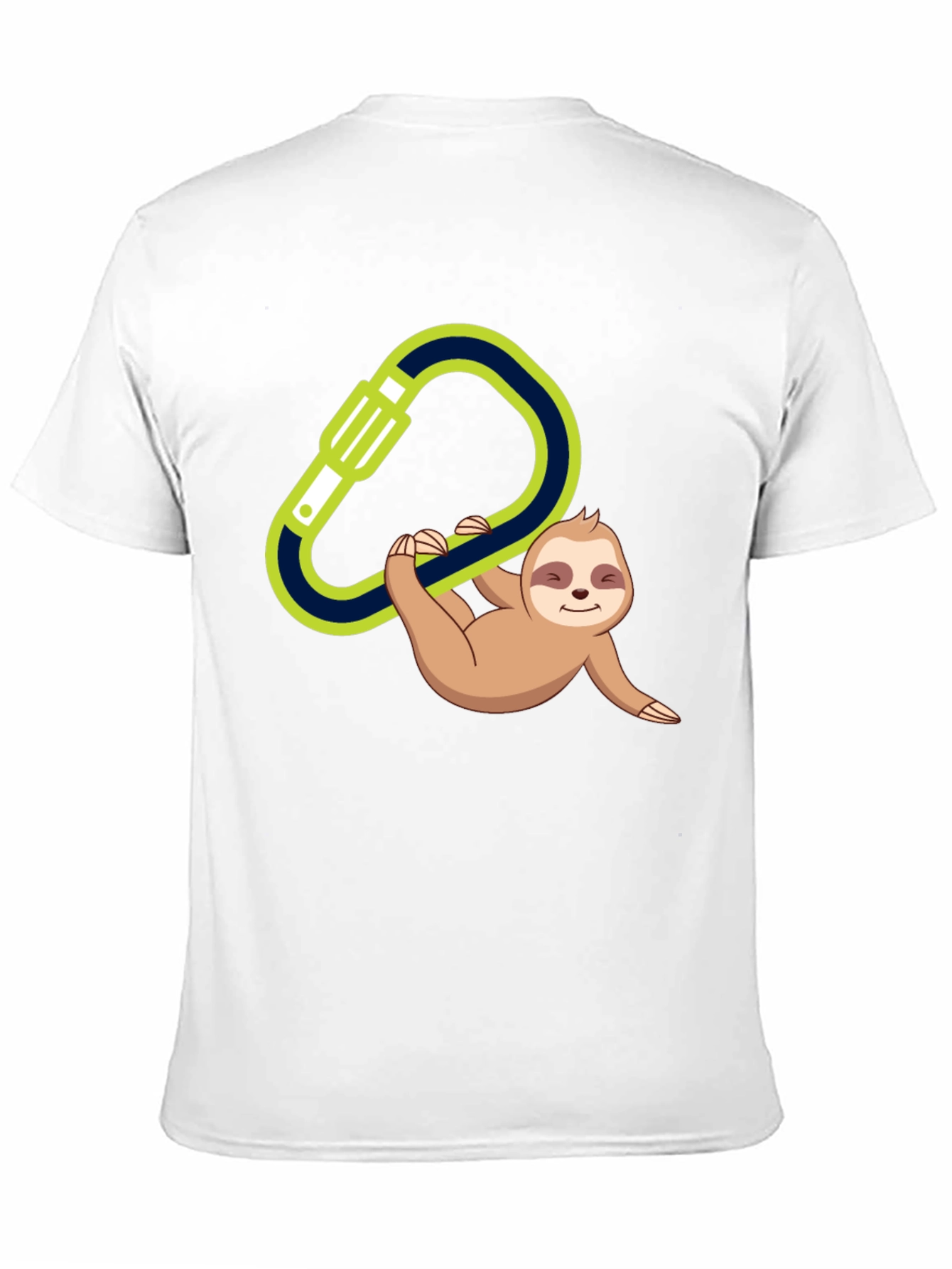 Black Climbing Sloth T-Shirt view 11