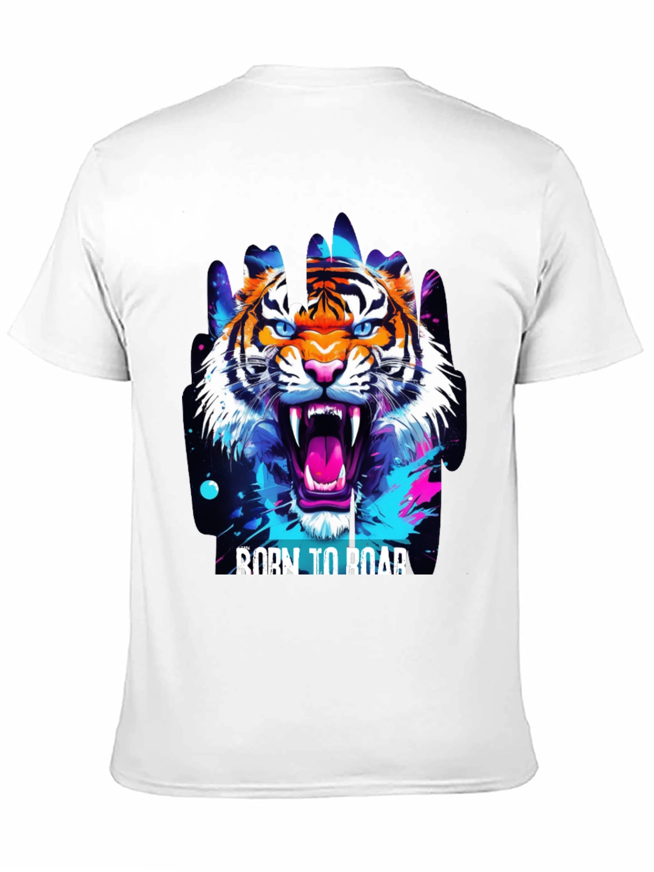 Black Born to Roar Graphic Tee view 11