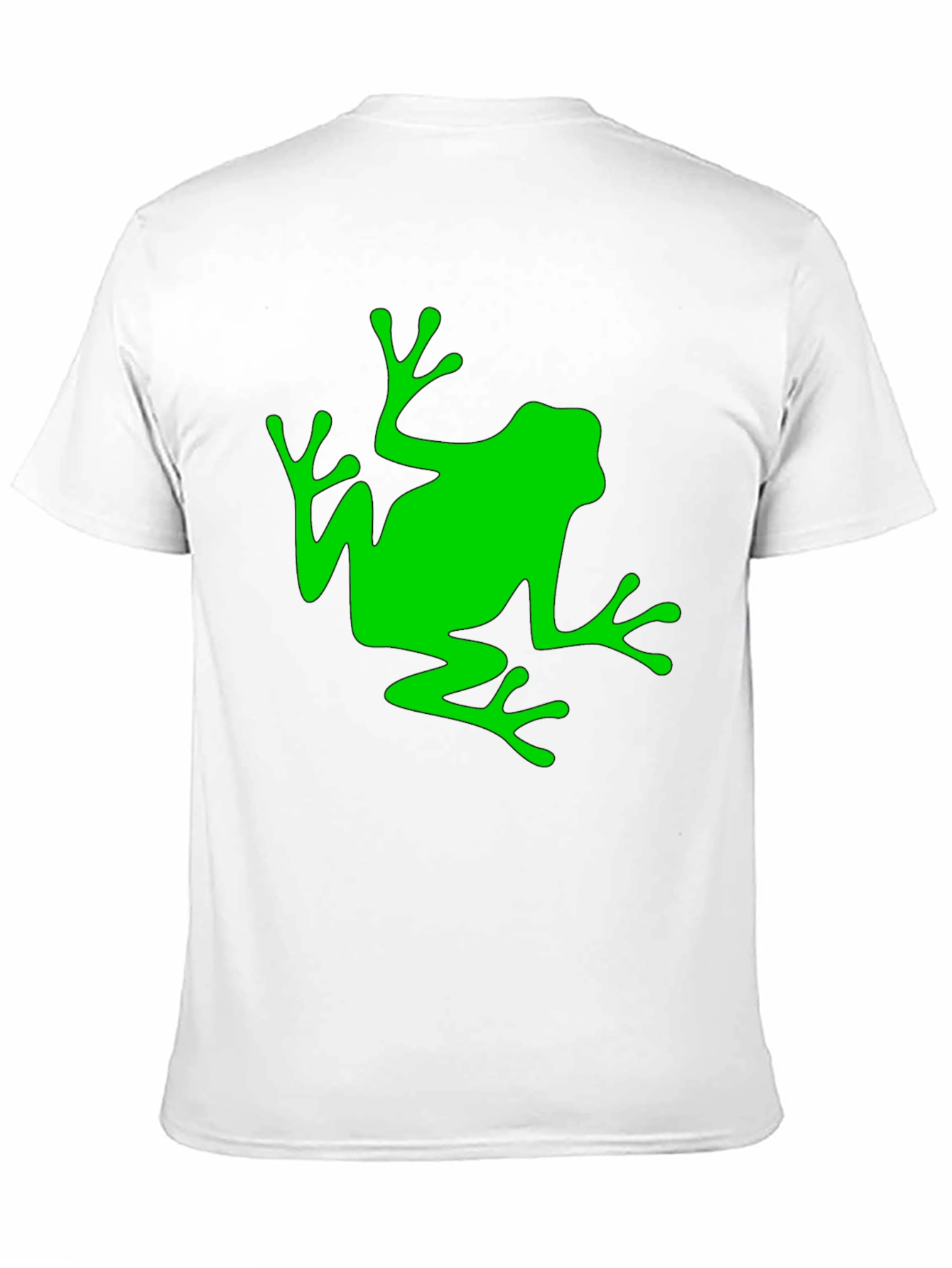 Black Frog Graphic Tee - Black Cotton Blend Shirt view 11