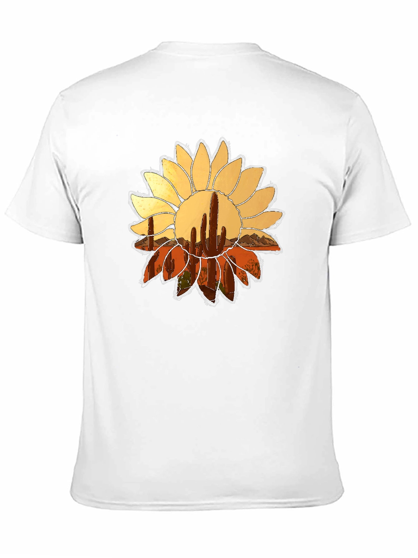 Cactus Flower Graphic Tee - Desert Bloom - 11