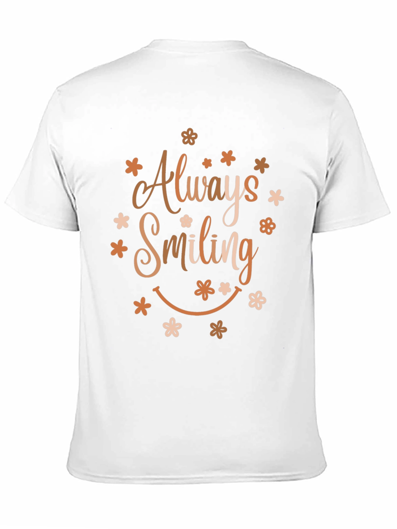 Black Always Smiling Graphic Print T-Shirt view 11
