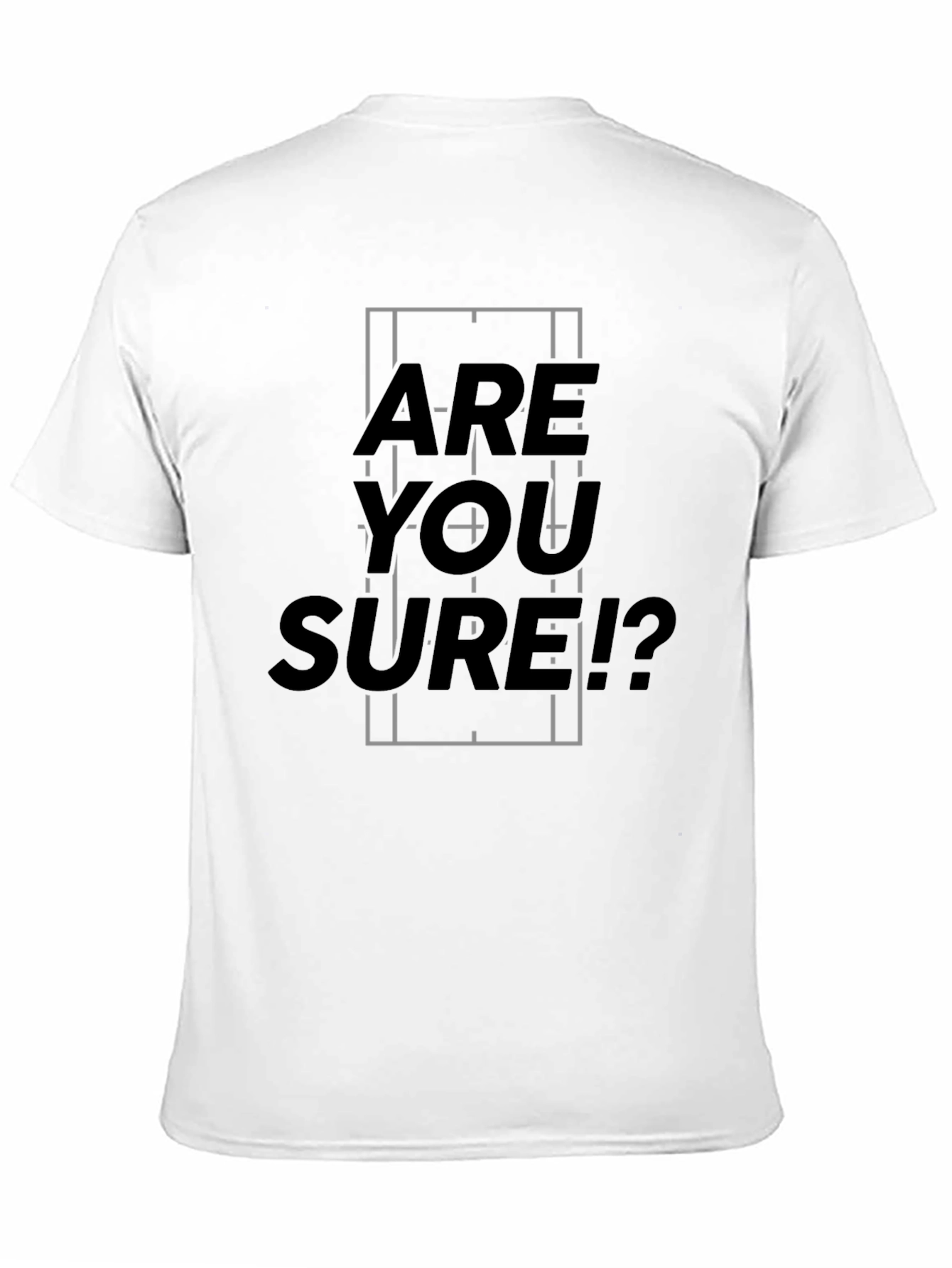 Black Are You Sure? Graphic Tee - Black Casual T-Shirt view 11