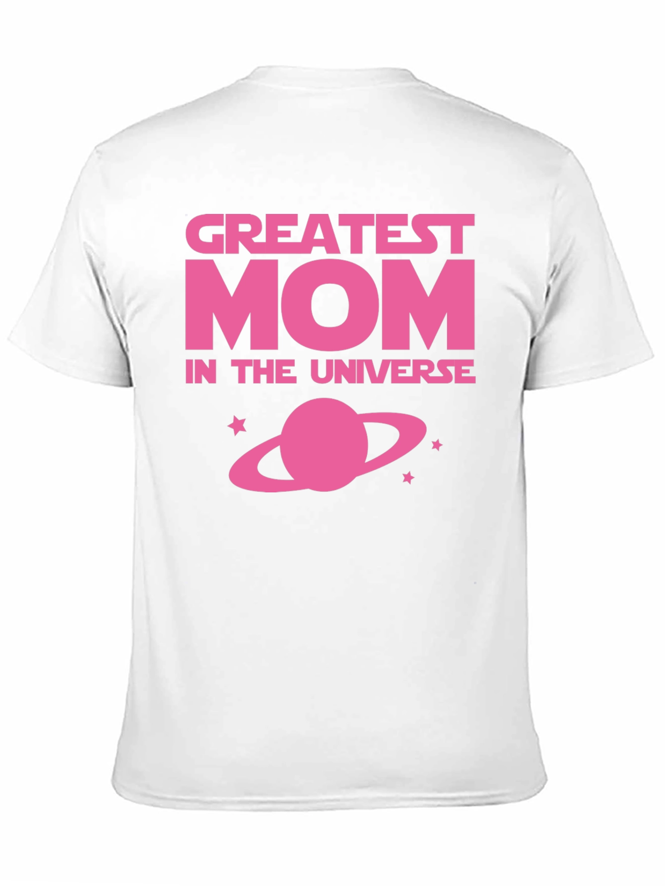 Black Greatest Mom in the Universe Black T-Shirt view 11